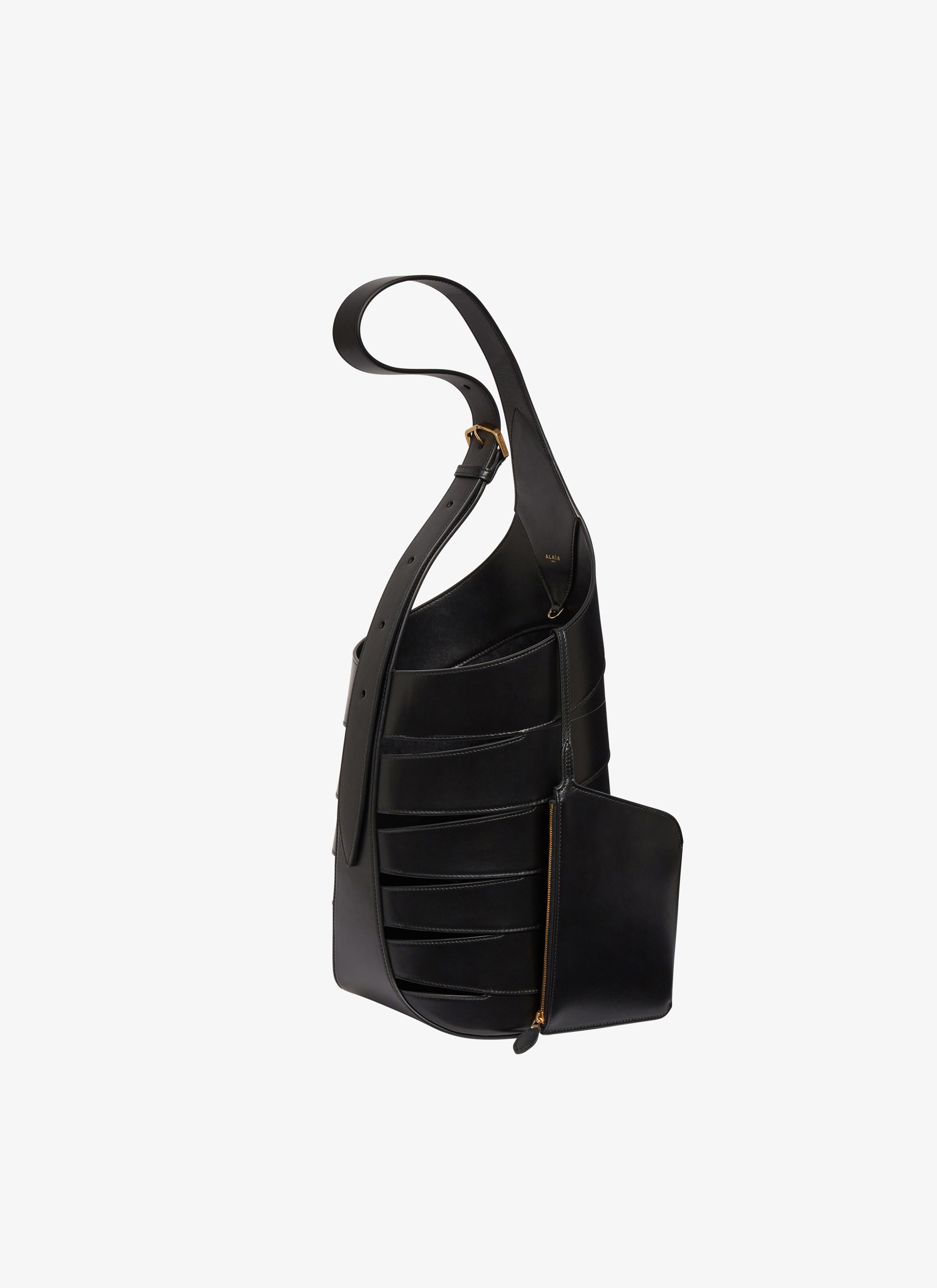 ALAÏA BLACK BABEL MEDIUM BAG IN CALFSKIN