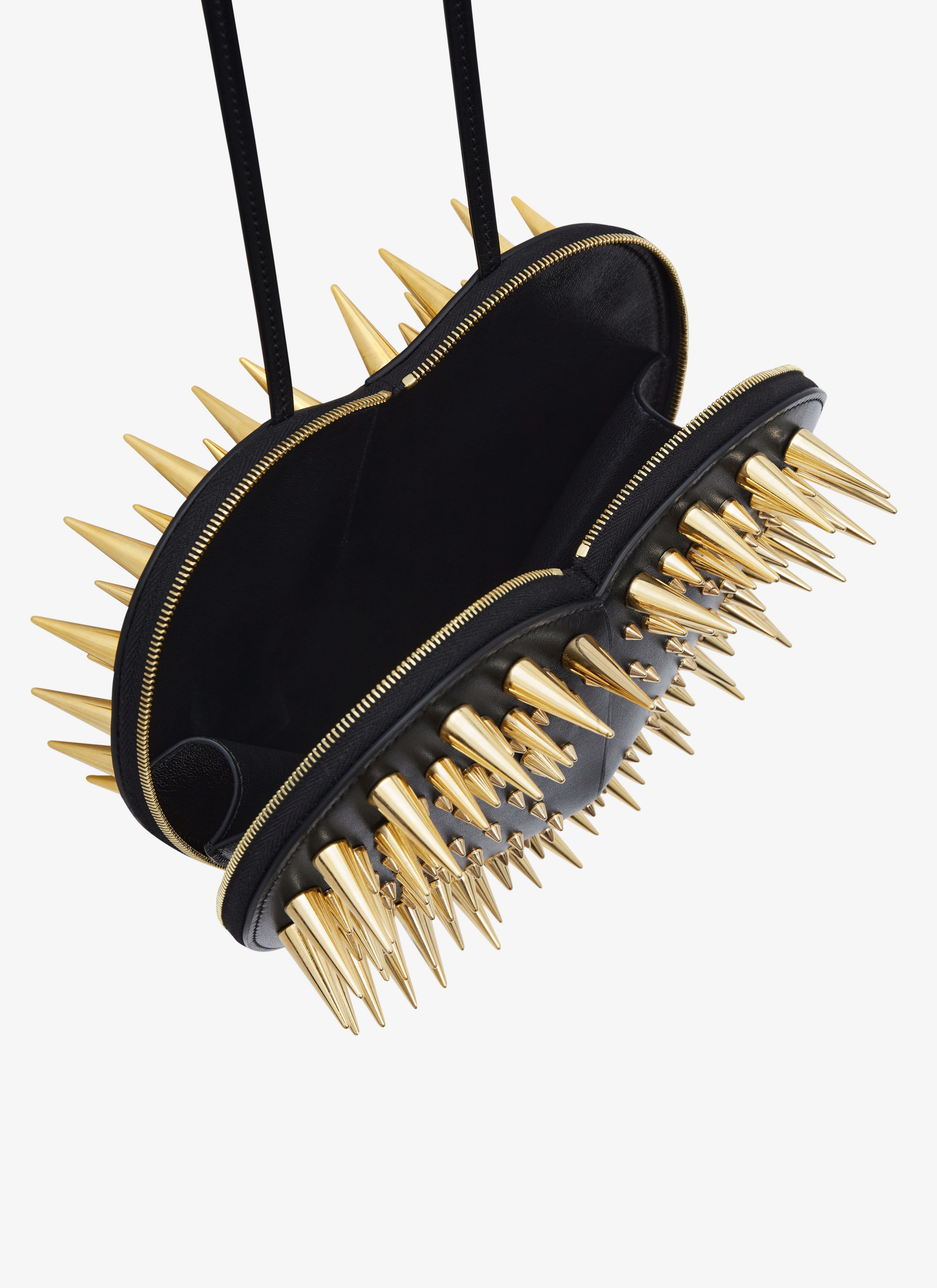 ALAÏA BLACK LE CŒUR BAG IN CALFSKIN
