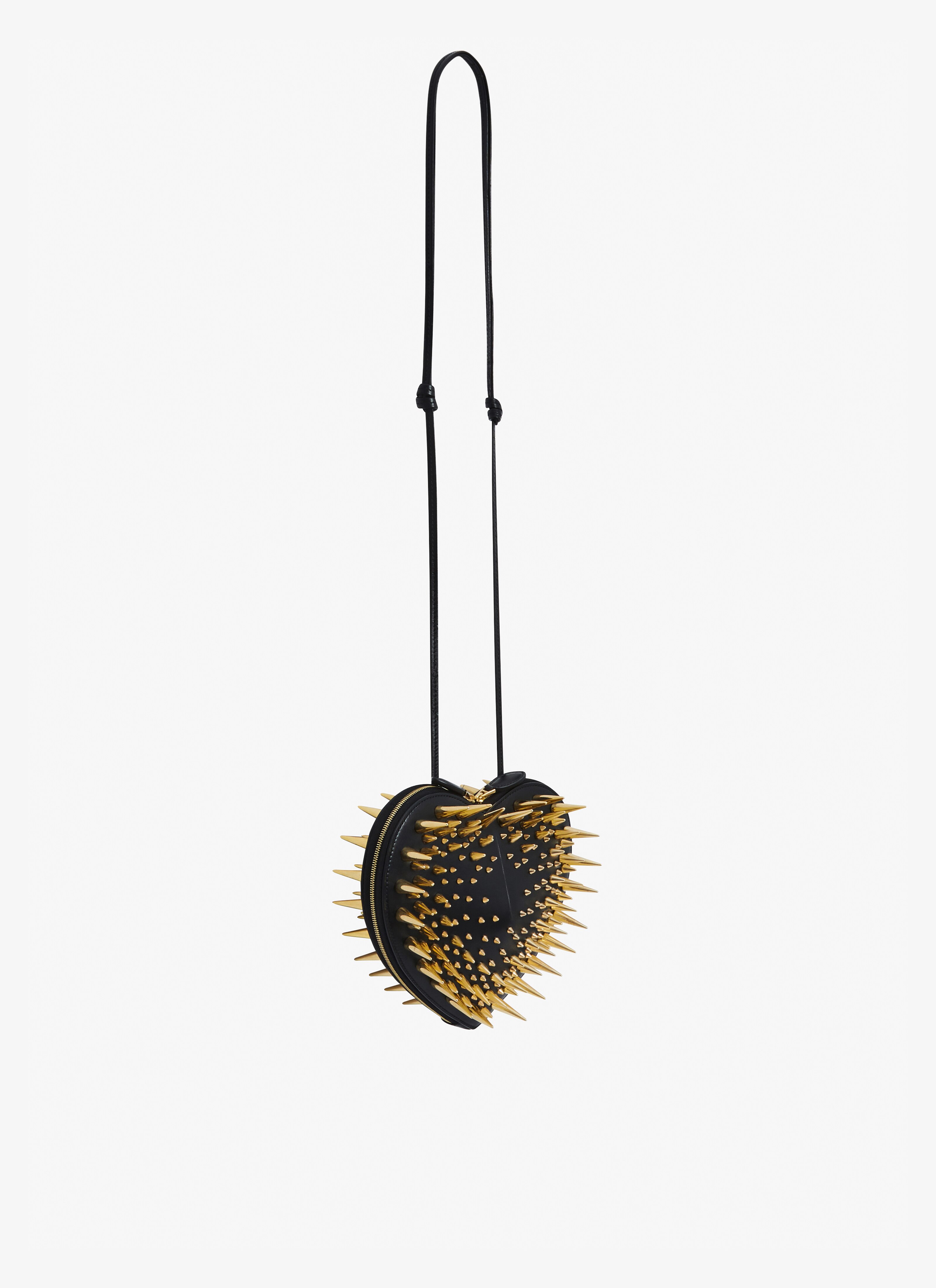 ALAÏA BLACK LE CŒUR BAG IN CALFSKIN