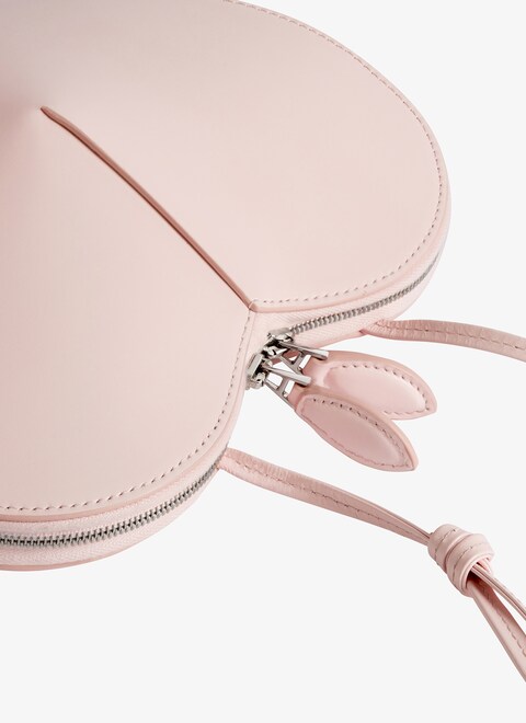 Alaïa Heart-shaped Coeur Crossbody Bag In Leather in White