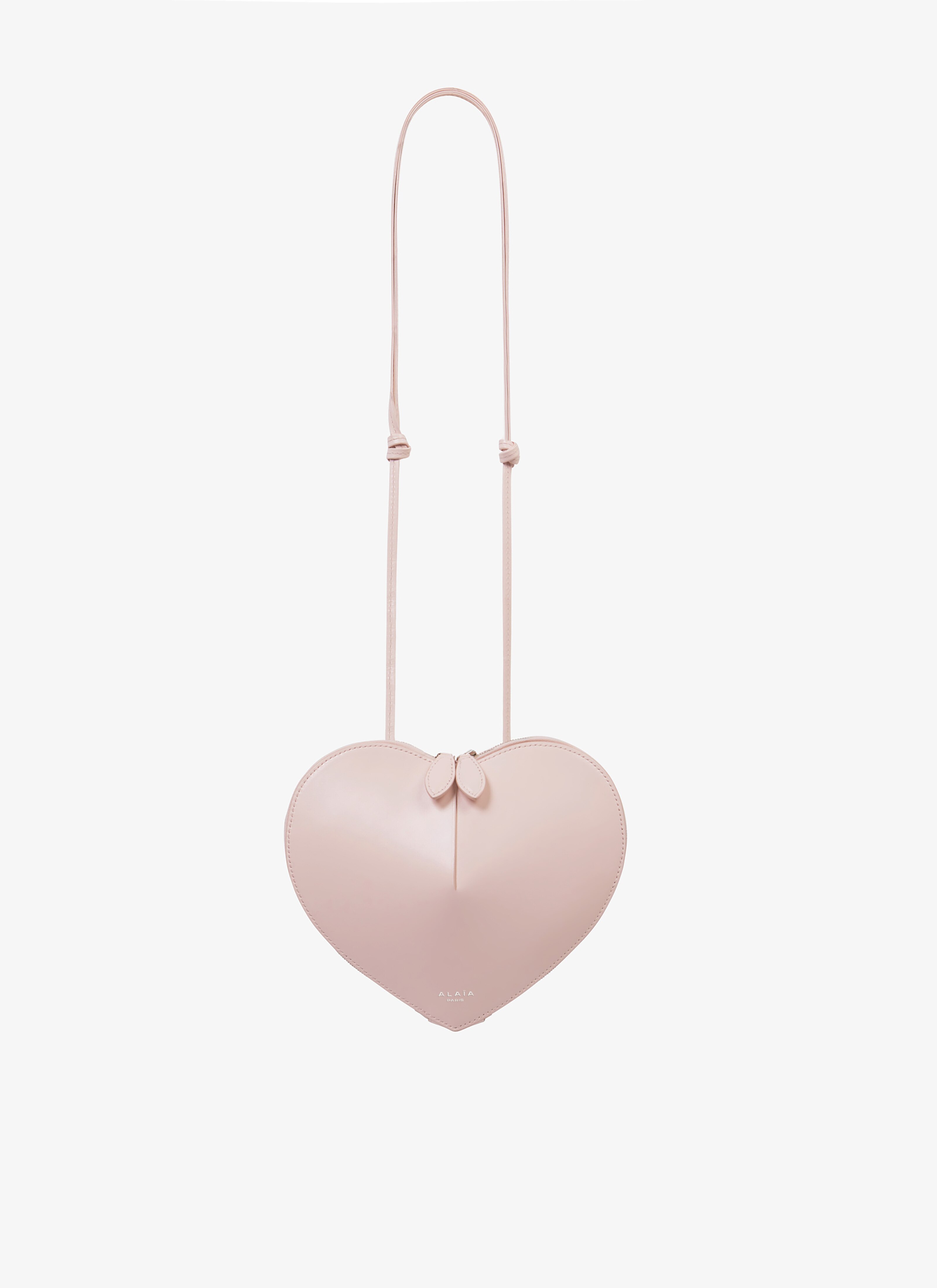 Alaïa, Le Coeur pink leather crossbody bag