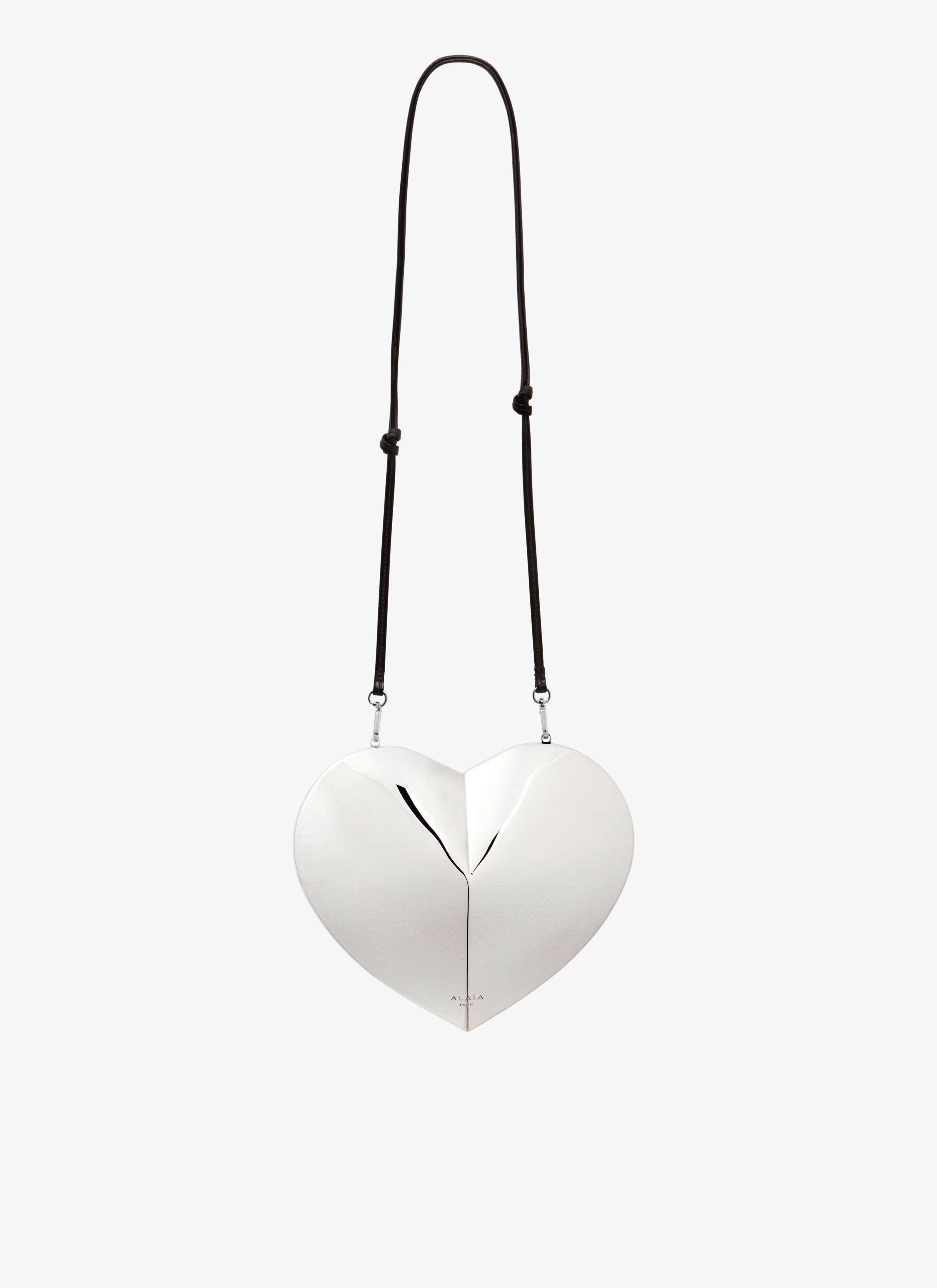 ALAÏA, 'LE COEUR' HEART SHAPED CALFSKIN LEATHER CROSSBODY BAG, Women