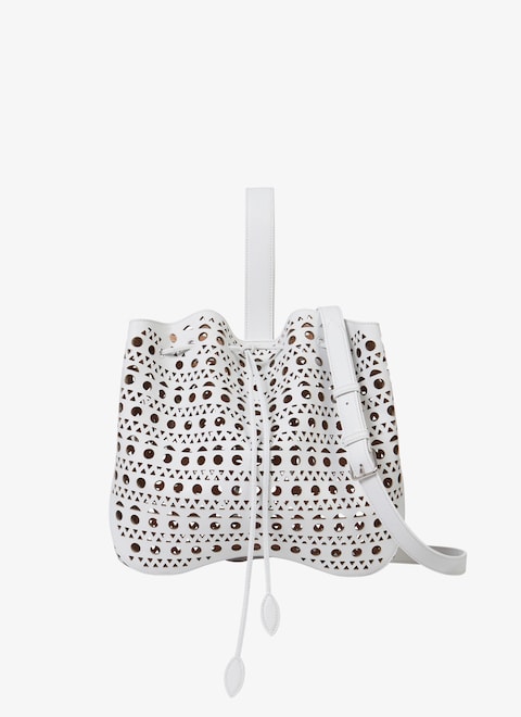 TASCHE ROSE MARIE 28 AUS KALBSLEDER MIT NEUEM VIENNE-MUSTER - maison-alaia.com