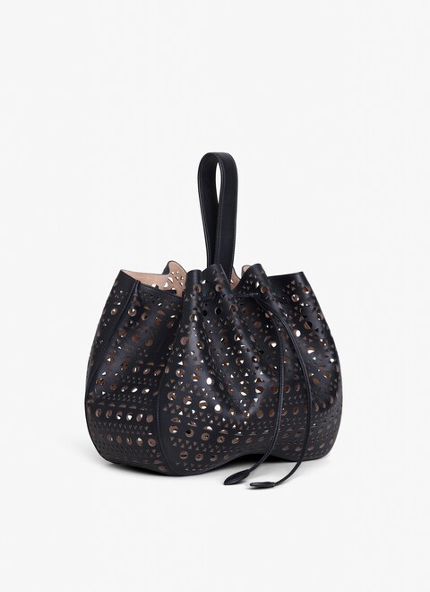 TASCHE ROSE MARIE 28 AUS KALBSLEDER MIT NEUEM VIENNE-MUSTER - maison-alaia.com