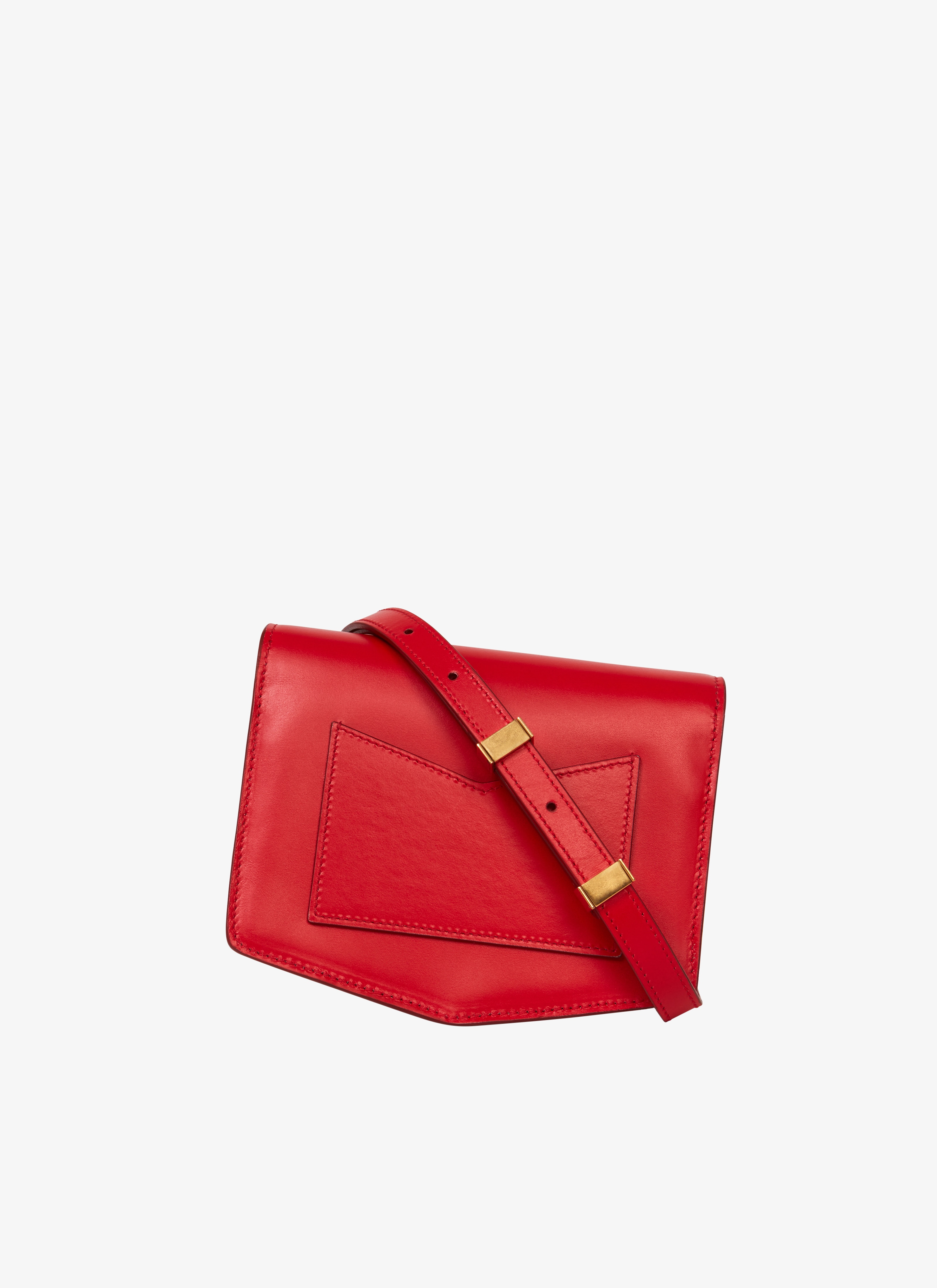 ALAÏA RED LE PAPA SMALL BAG IN BOX CALFSKIN