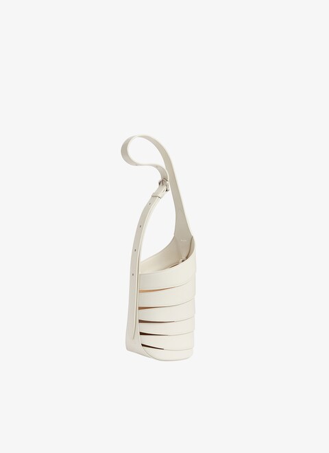 BABEL SMALL BAG IN GLOSSY SMOOTH CALFSKIN - maison-alaia.com