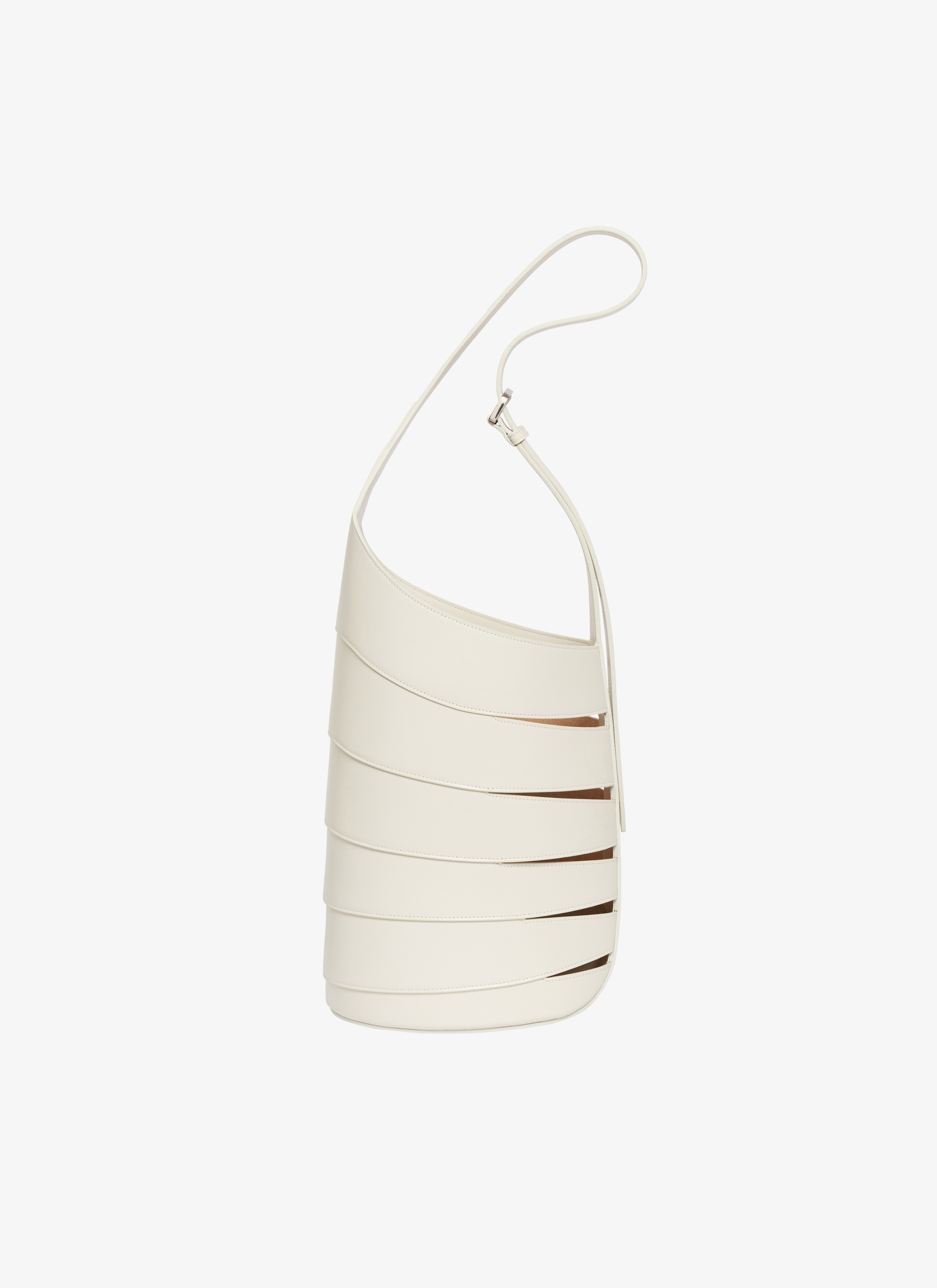 ALAÏA WHITE BABEL MEDIUM BAG IN CALFSKIN