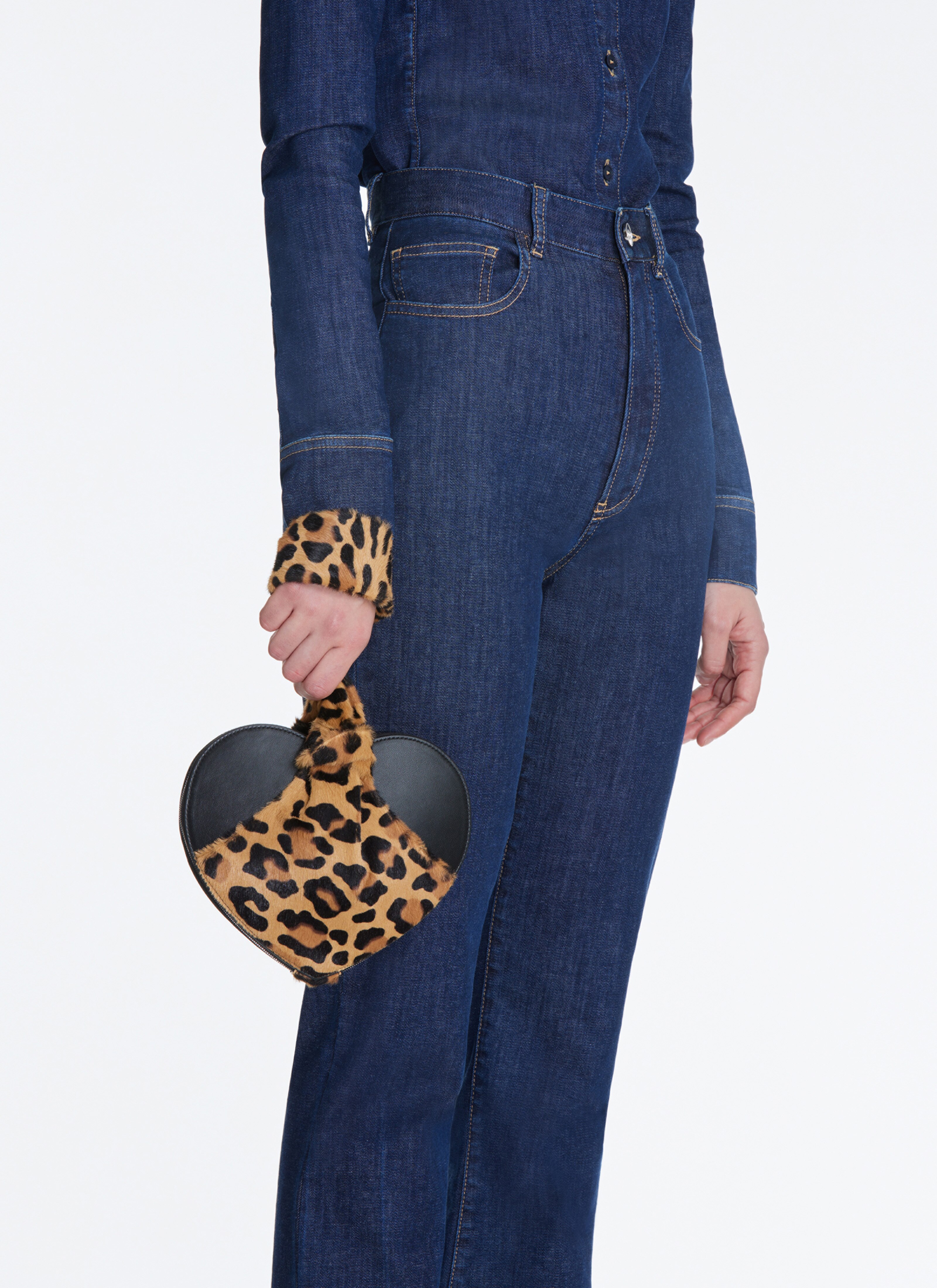 ALAÏA ブラック LE CACHE COEUR バッグ