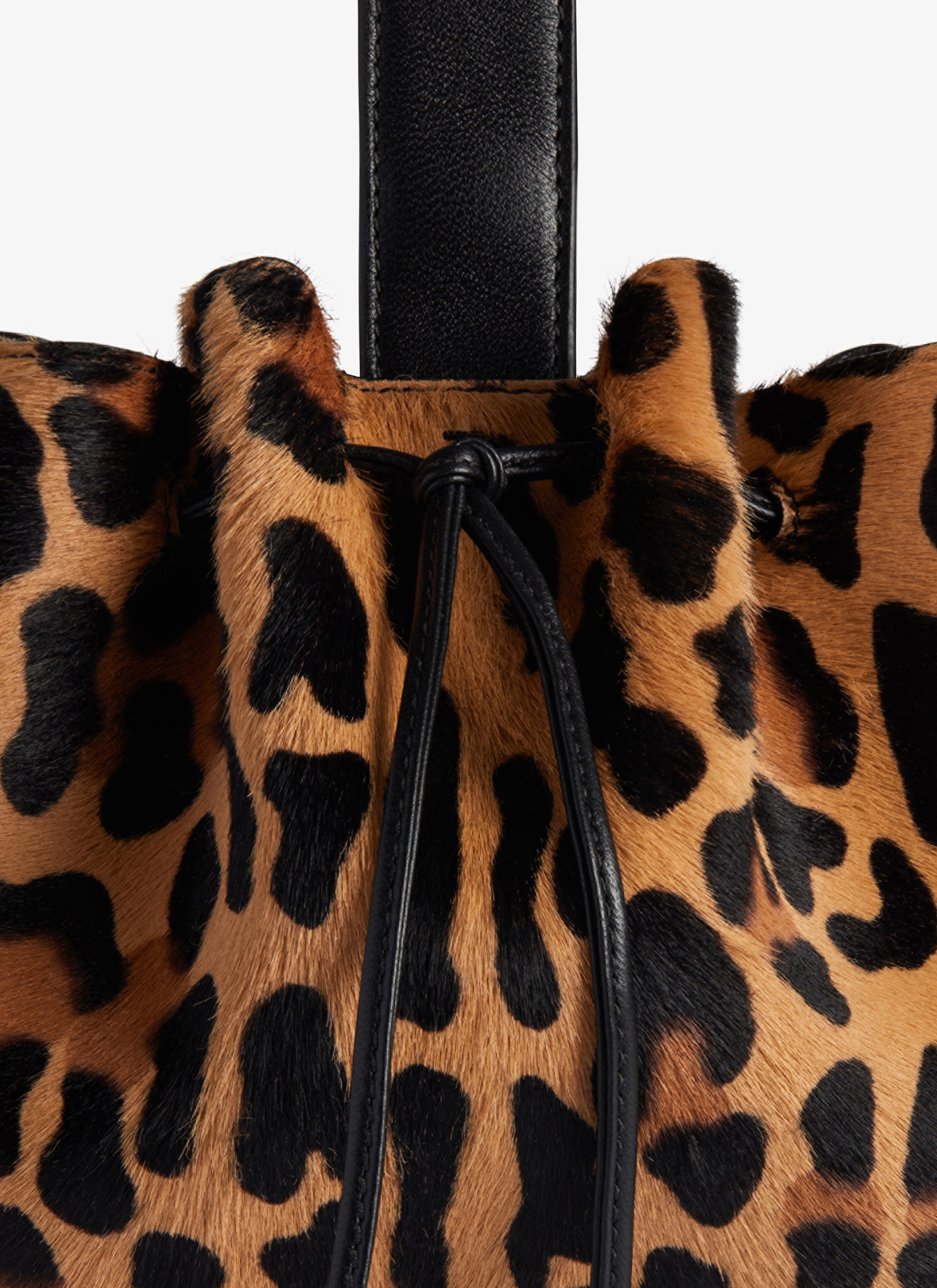 ALAÏA ROSE MARIE IN PELLE DI VITELLO MARRONE