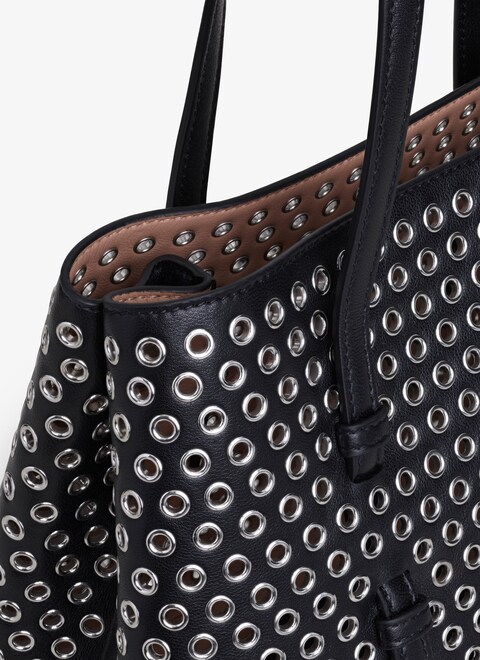 TASCHE MINA 25 AUS KALBSLEDER MIT VIENNE-WELLENMUSTER - maison-alaia.com