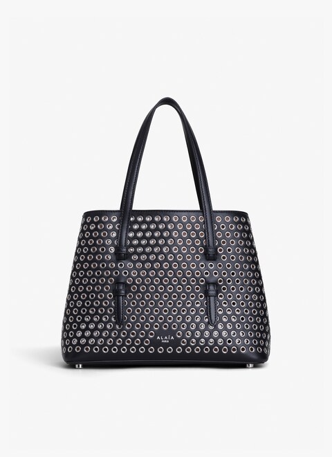 TASCHE MINA 25 AUS KALBSLEDER MIT VIENNE-WELLENMUSTER - maison-alaia.com