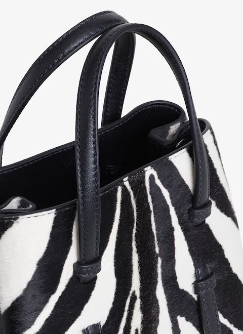 MINA 16 IN ZEBRA PRINT ON HAIRY CALFSKIN - maison-alaia.com