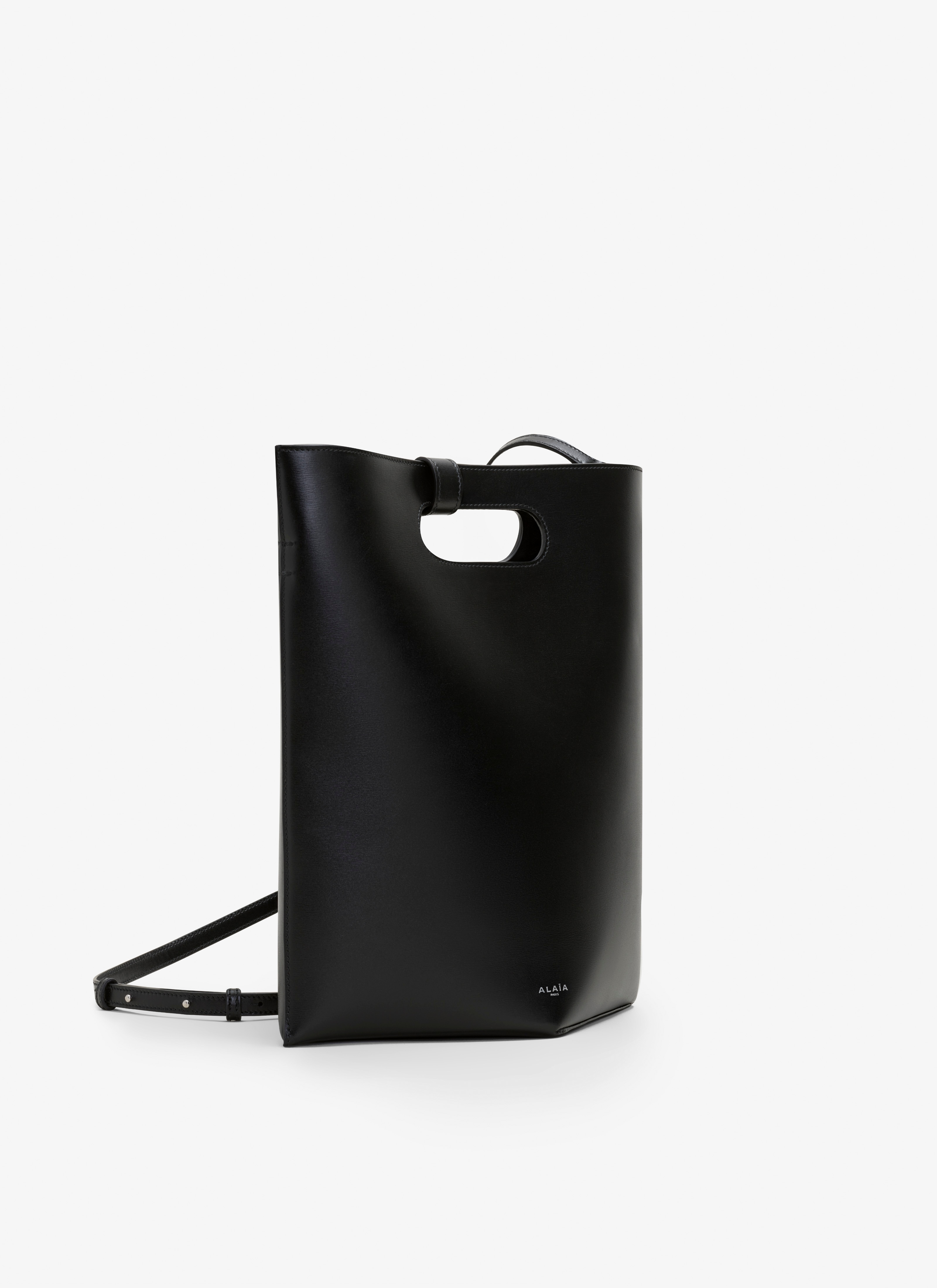 ALAÏA BLACK FOLDED BAG IN CALFSKIN