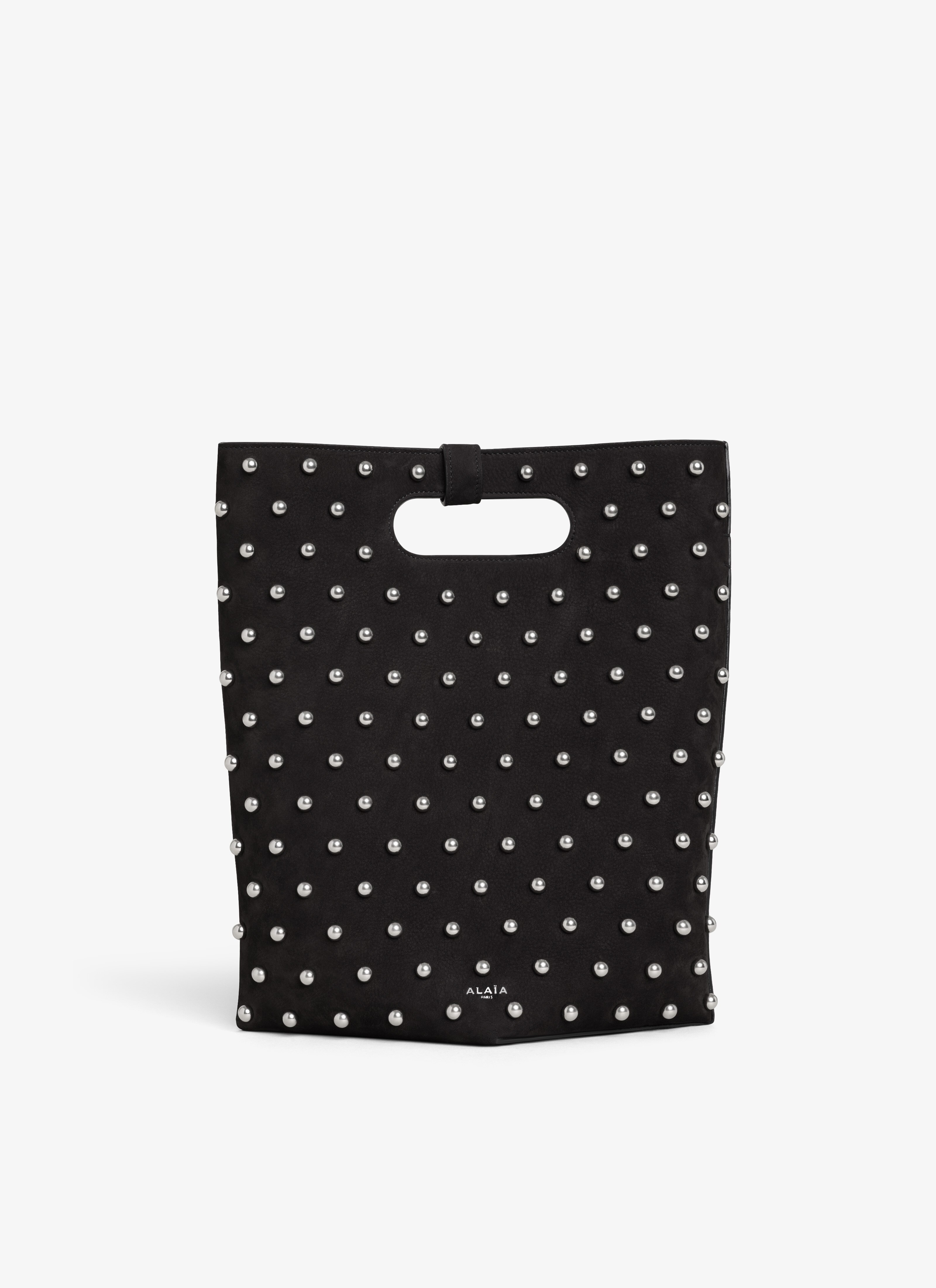 ALAÏA BLACK FOLDED BAG IN CALFSKIN