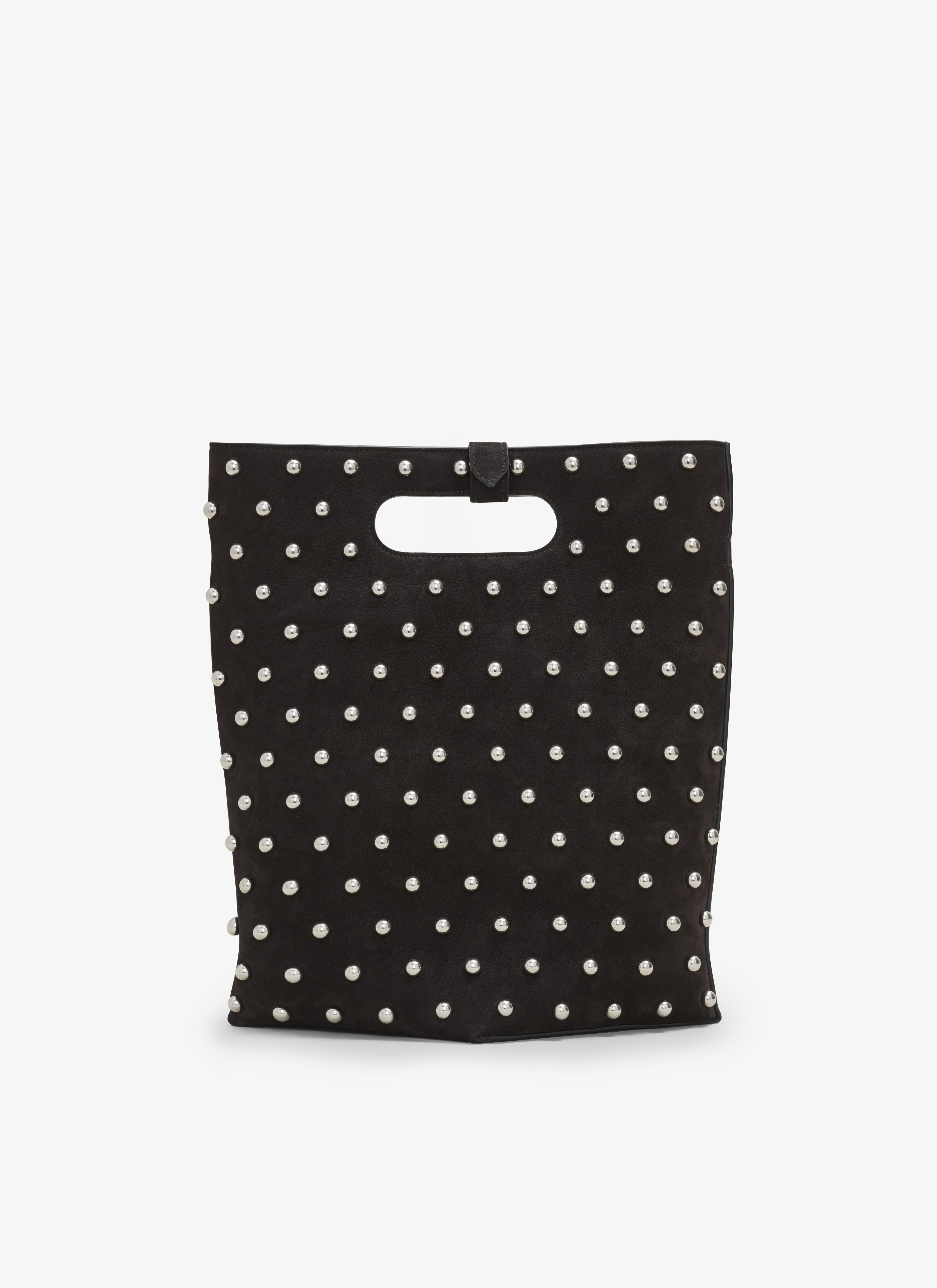 ALAÏA BLACK FOLDED BAG IN CALFSKIN