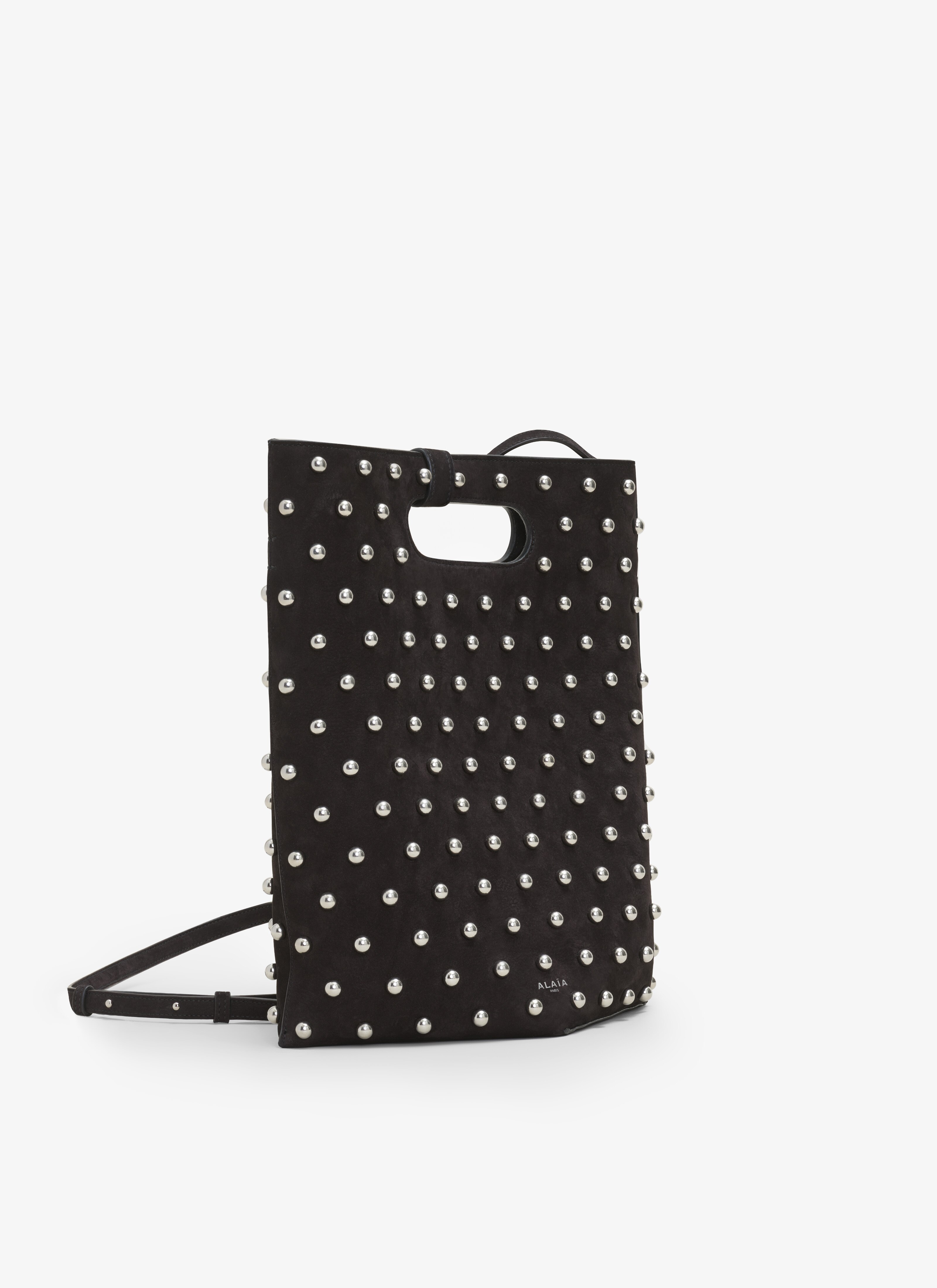 ALAÏA BLACK FOLDED BAG IN CALFSKIN