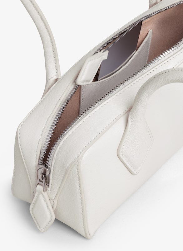 LE TECKEL SMALL BAG IN GOATSKIN ALAÏA IVORY LE TECKEL SMALL BAG IN GOATSKIN