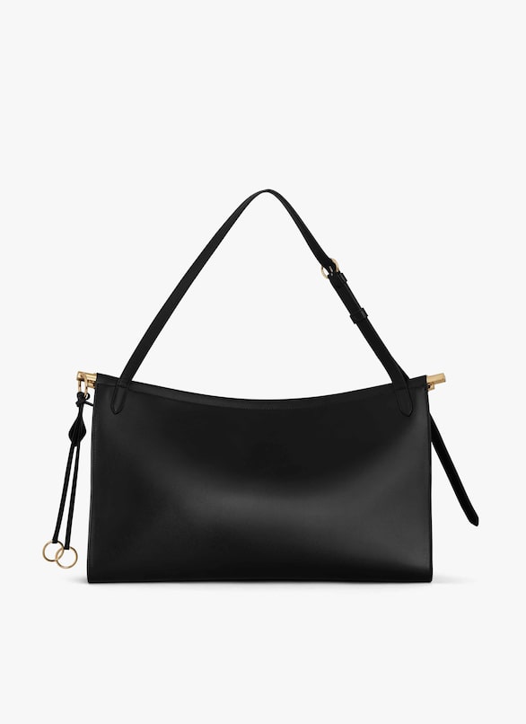 LE CLICK EAST WEST LARGE BAG IN LEATHER ALAÏA BLACK LE CLICK EAST WEST LARGE BAG IN LEATHER