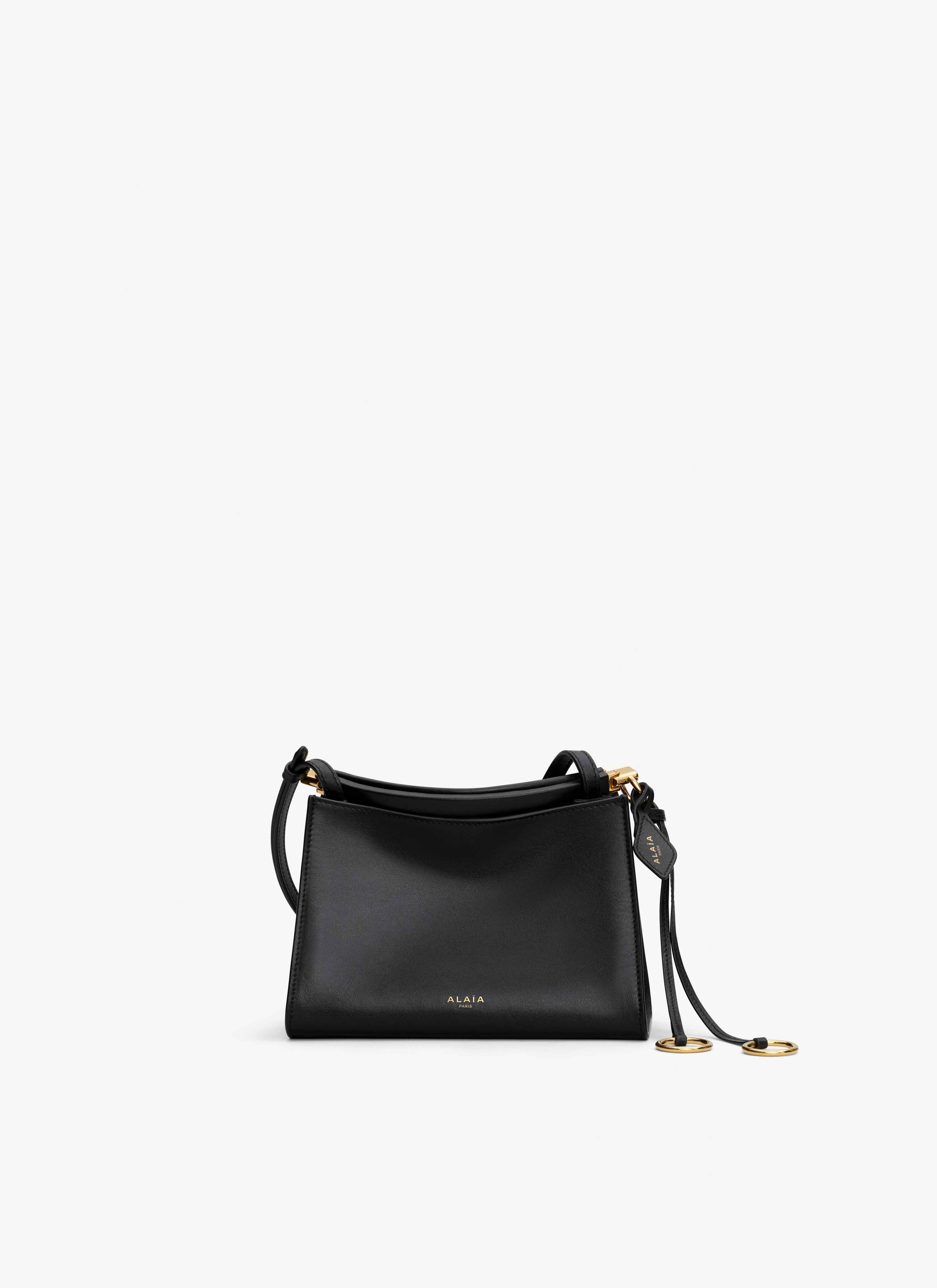 ALAÏA BORSA LE CLICK PICCOLA QUADRATA IN PELLE DI VITELLO NERO