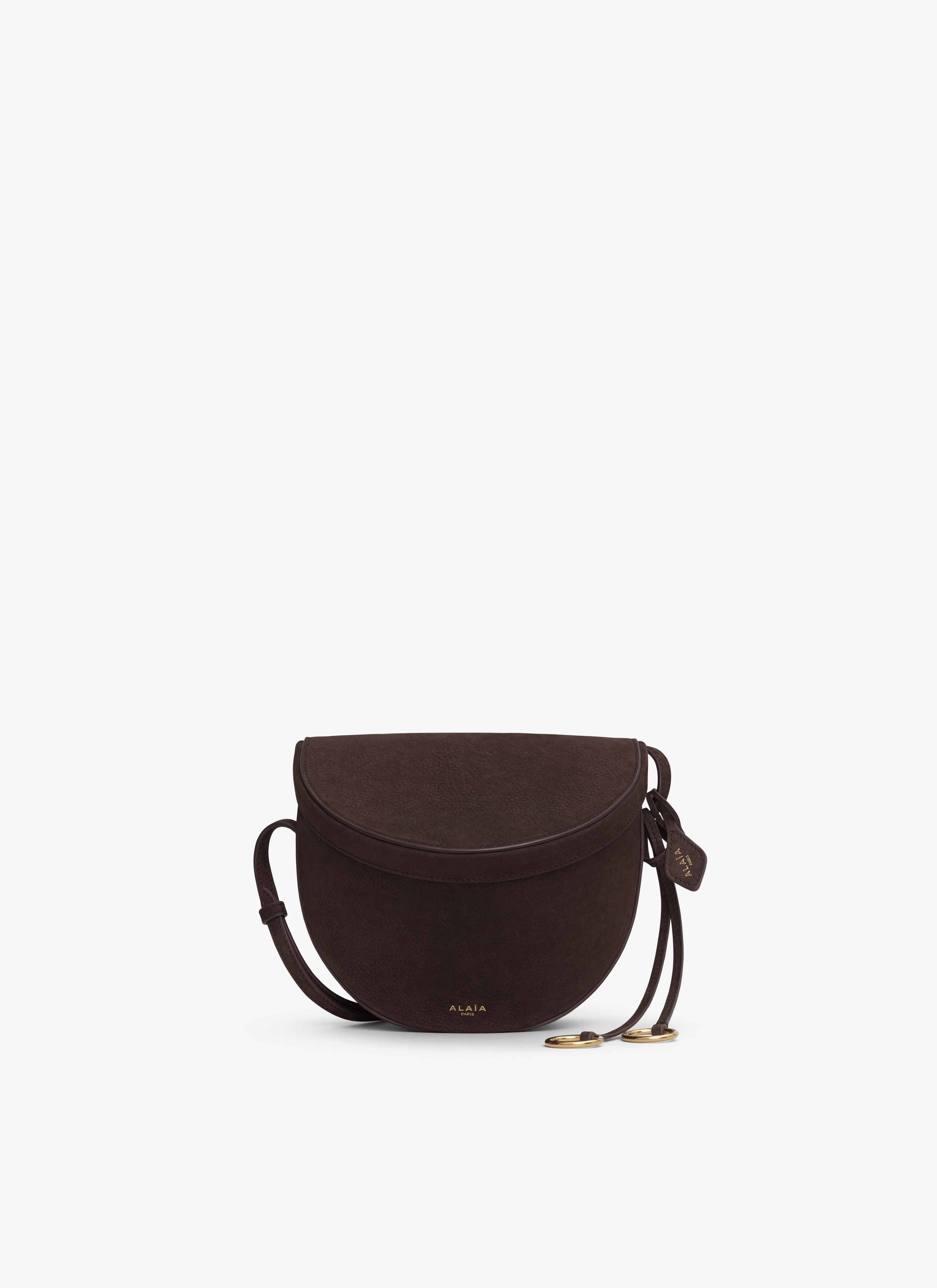 ALAÏA MARSUPIO IN NABUK MARRONE SCURO