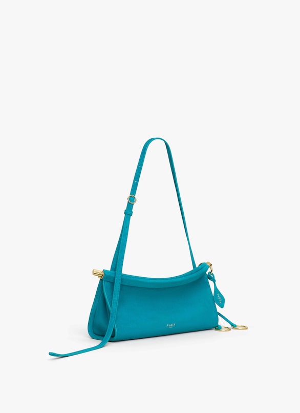 BOLSO PEQUEÑO LE CLICK EAST WEST DE ANTE ALAÏA TURQUOISE BOLSO PEQUEÑO LE CLICK EAST WEST DE ANTE