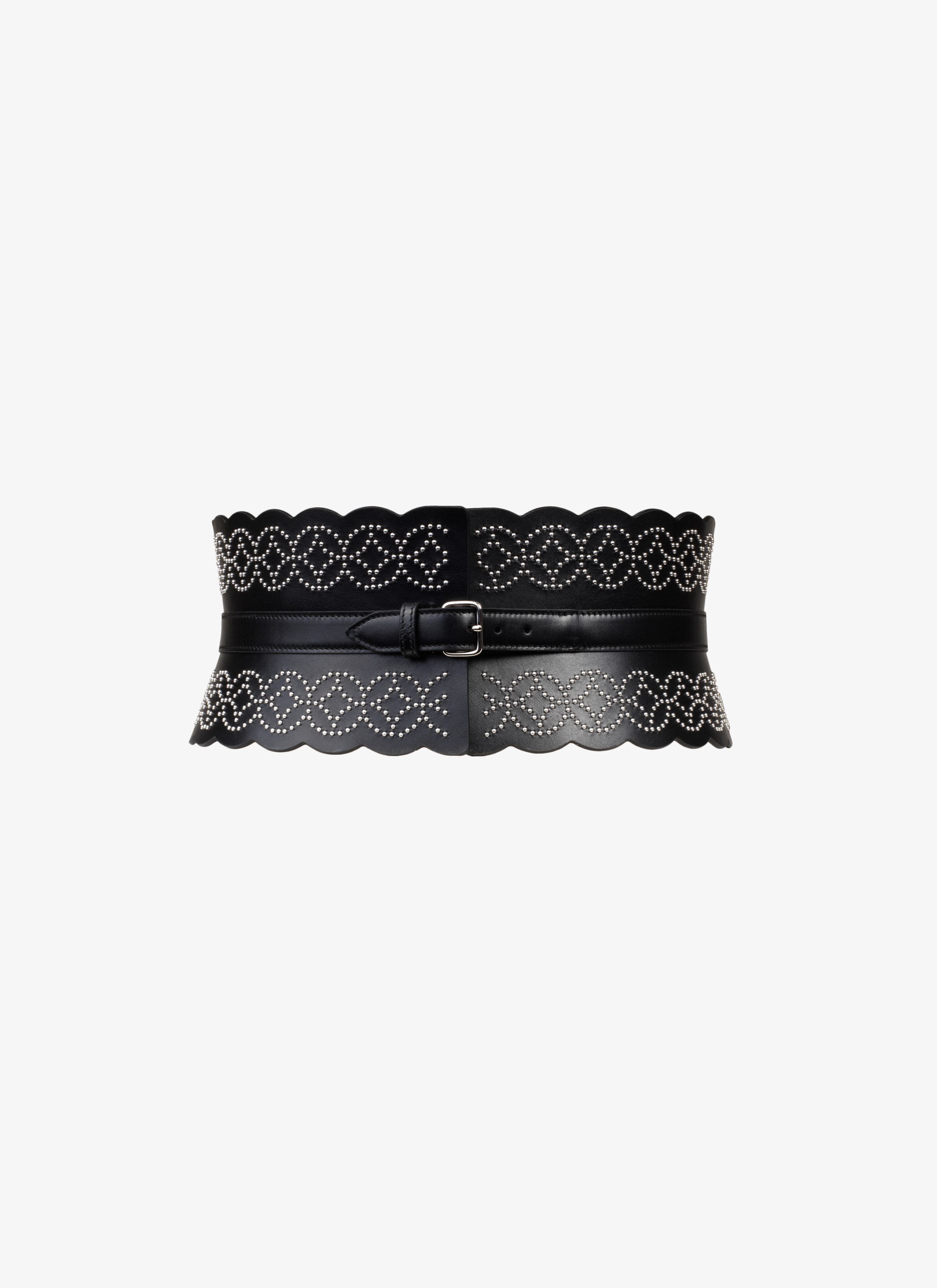 ALAÏA BLACK CORSET BELT