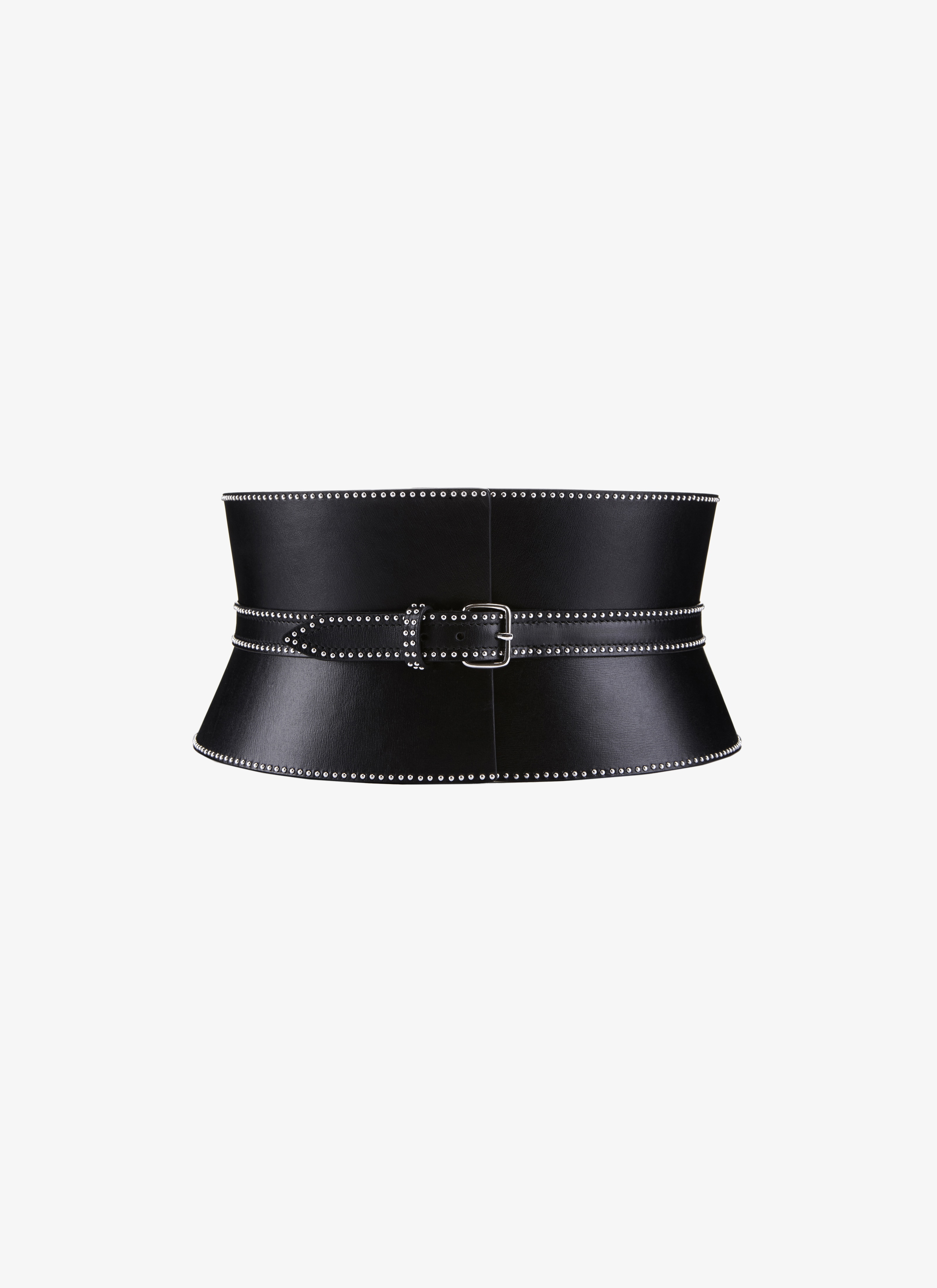 ALAÏA NERO CINTURA A VITA ALTA 