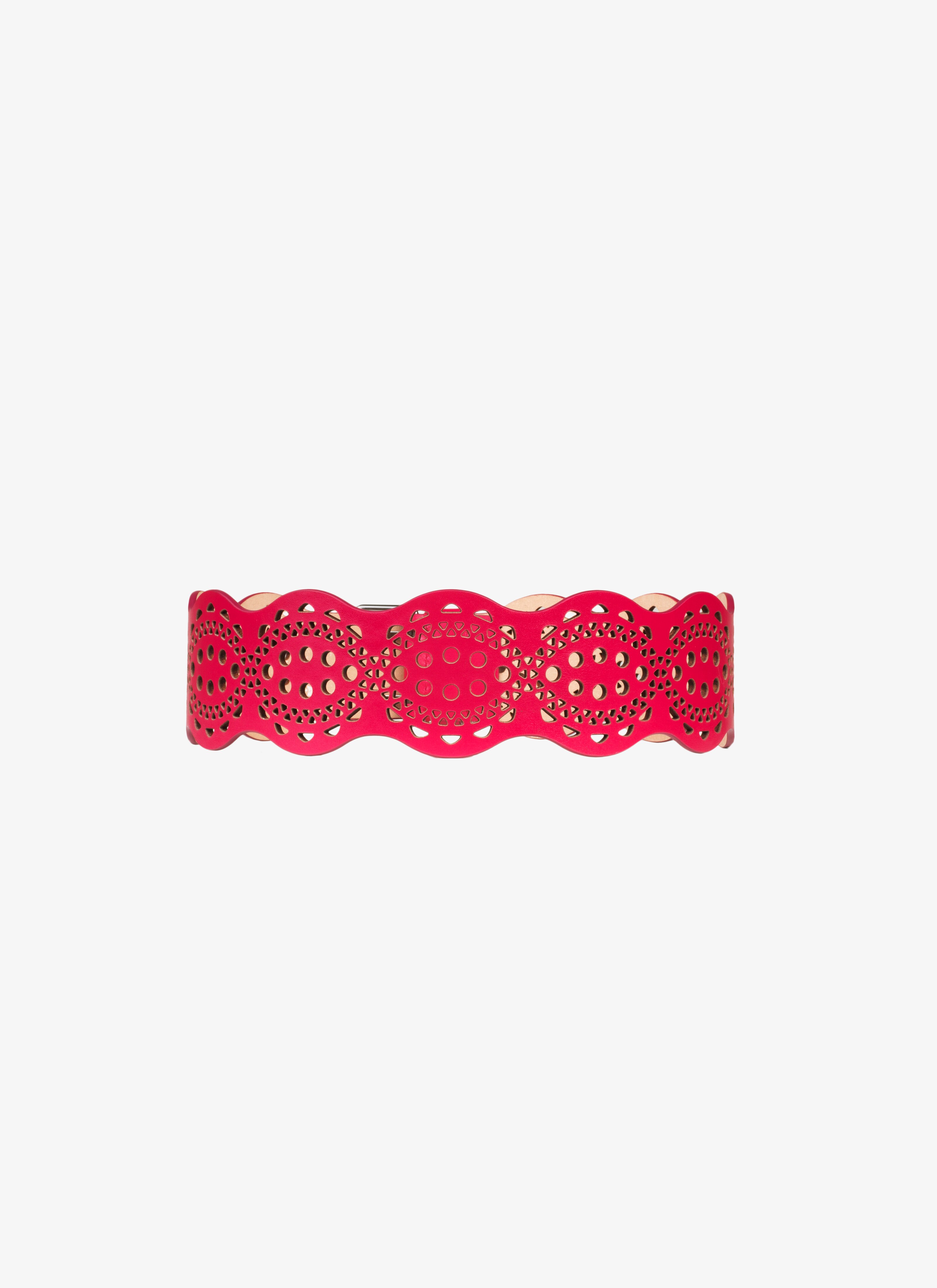 ALAÏA RASPBERRY PINK BELT