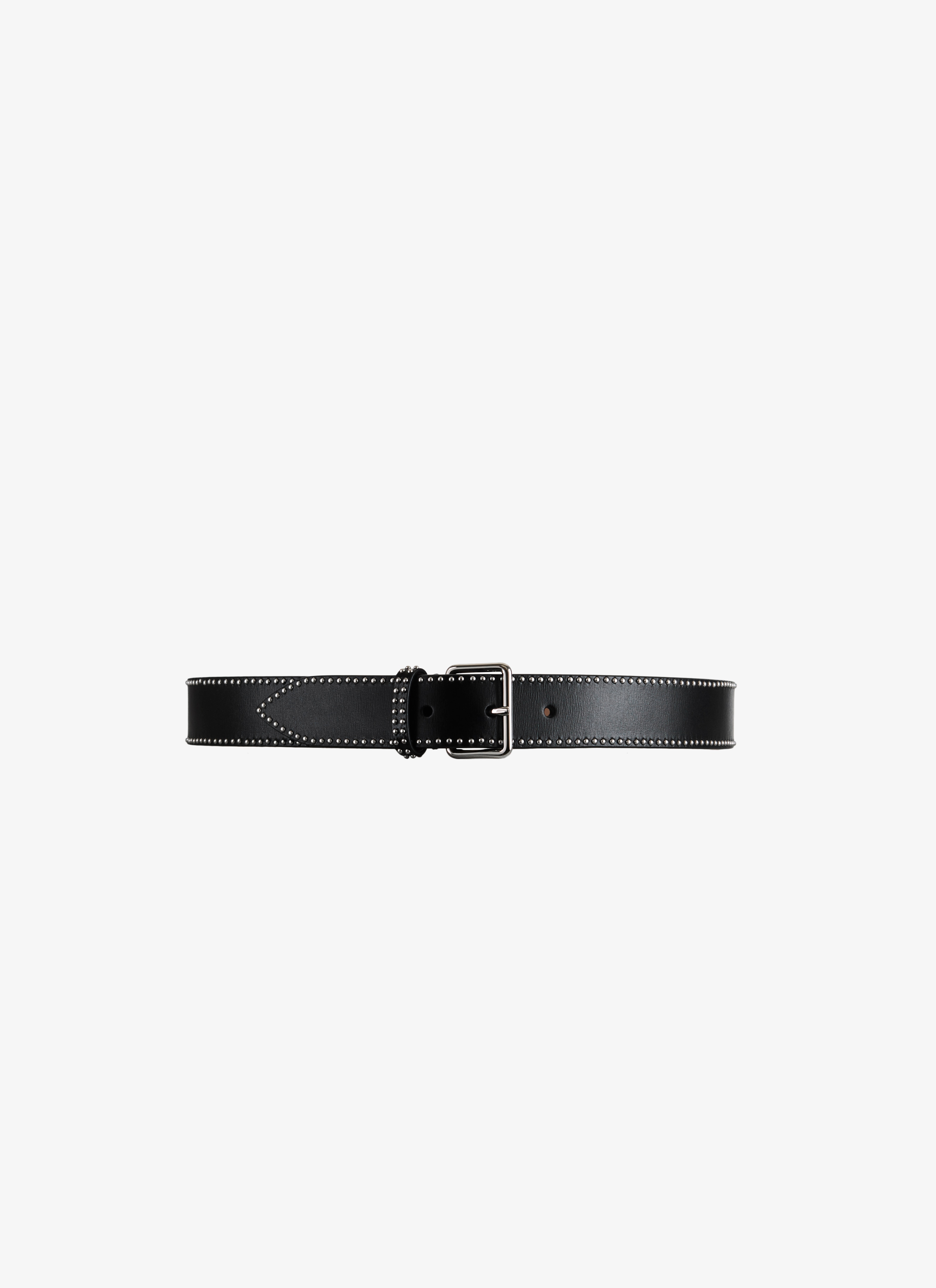 thin studded belt