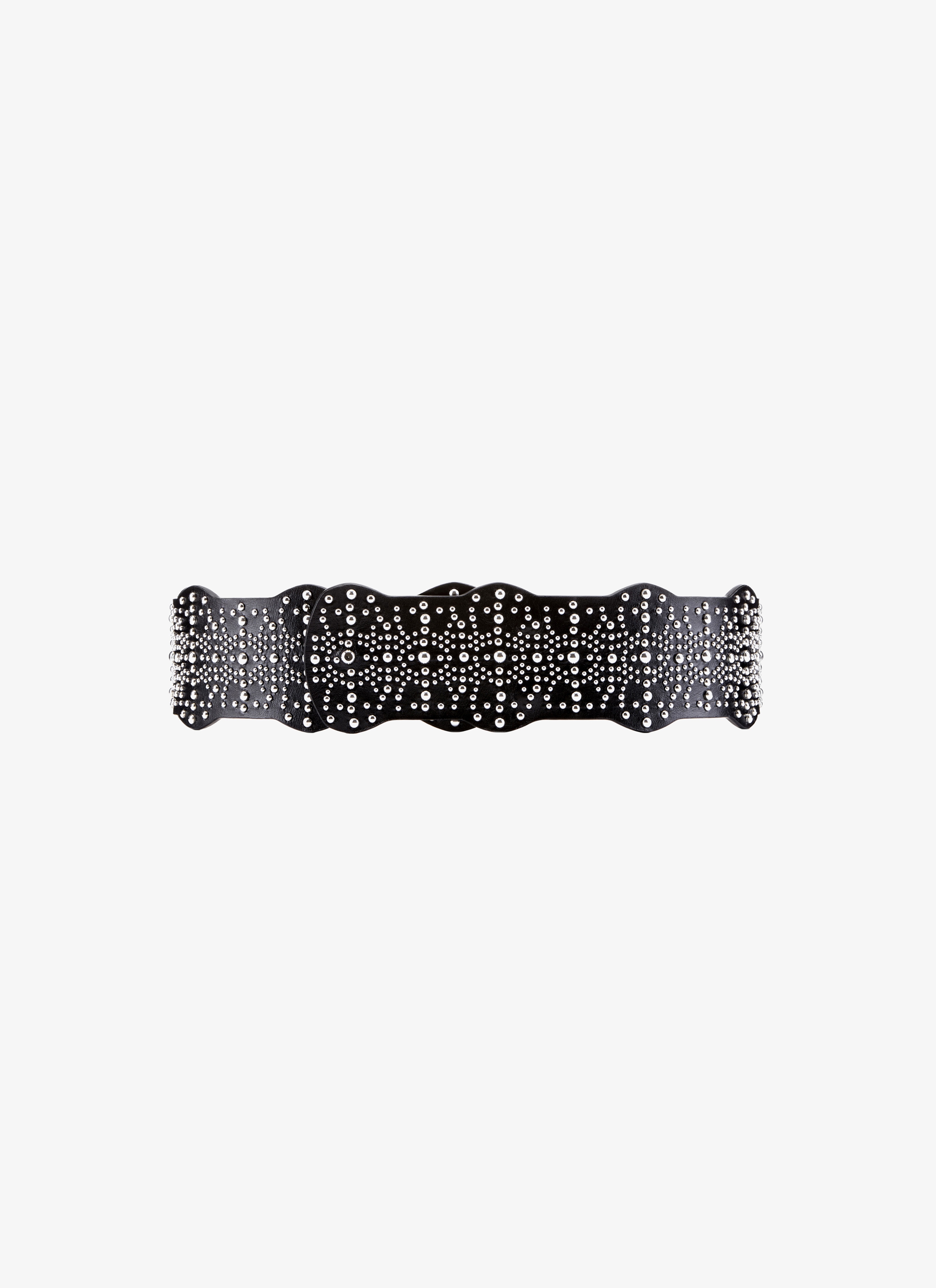 ALAÏA BLACK  BELT CUIR LUX BLACK