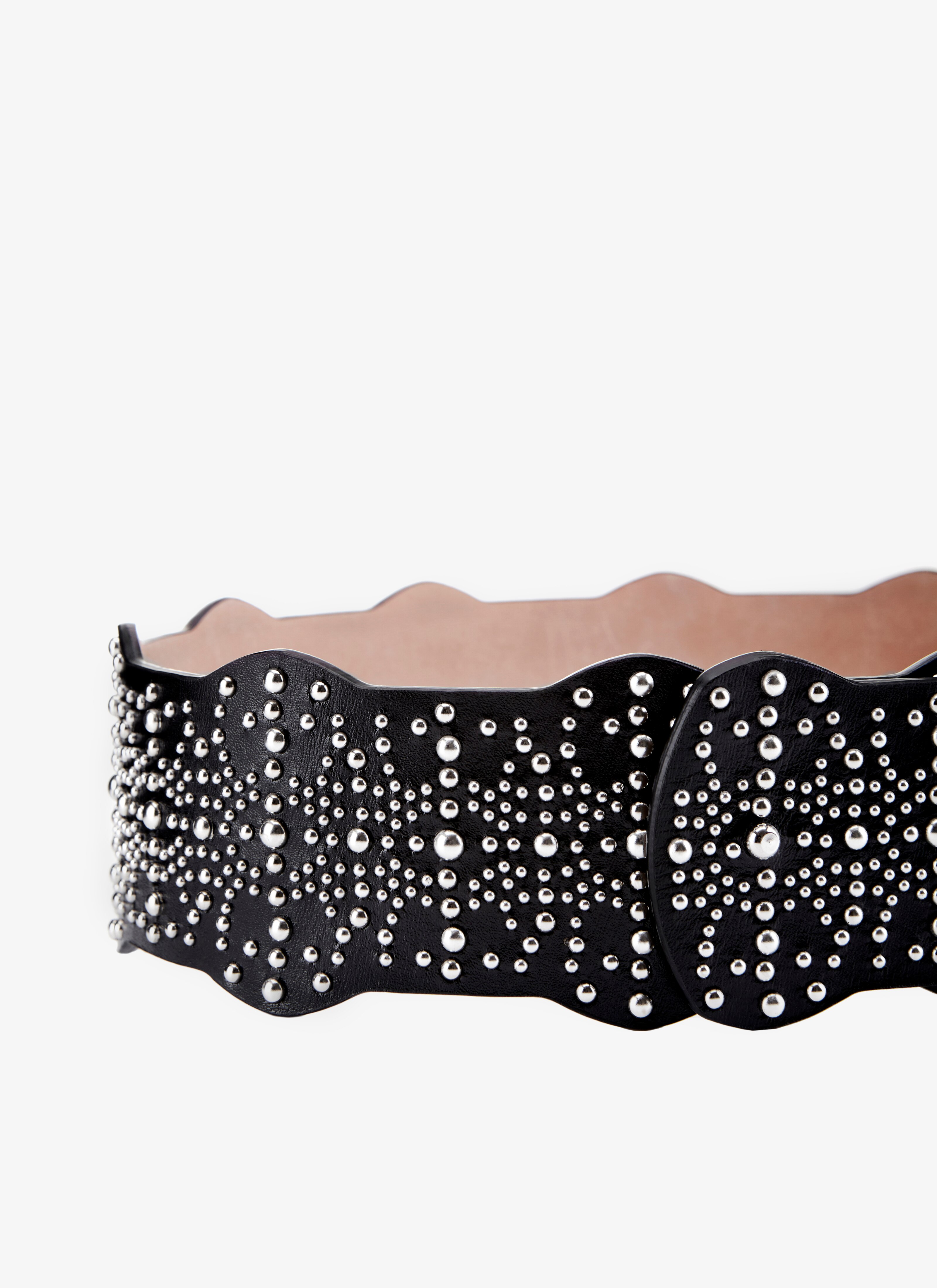ALAÏA BLACK  BELT CUIR LUX BLACK