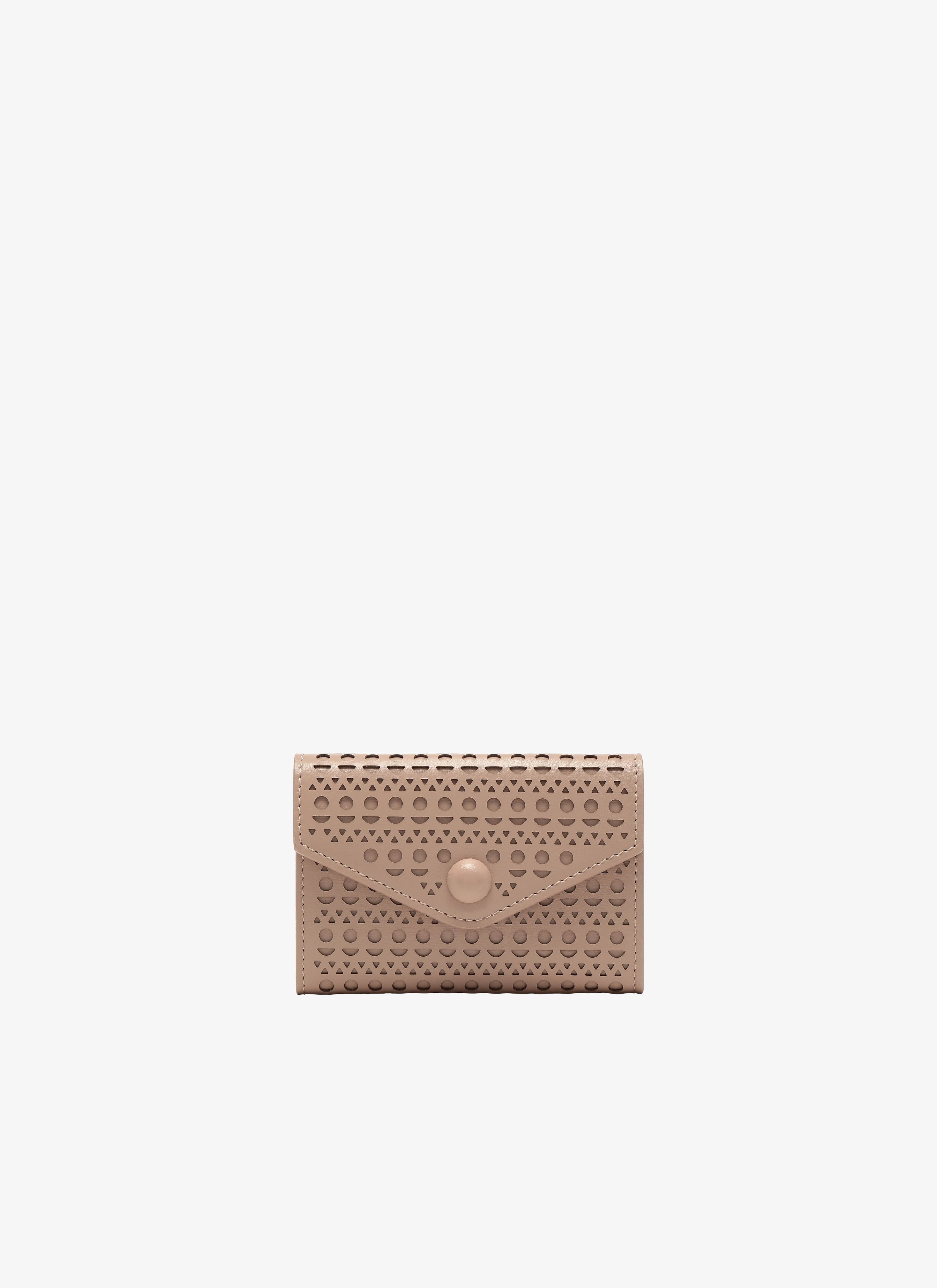 ALAÏA PORTE-MONNAIE LOUISE 10 SABLE