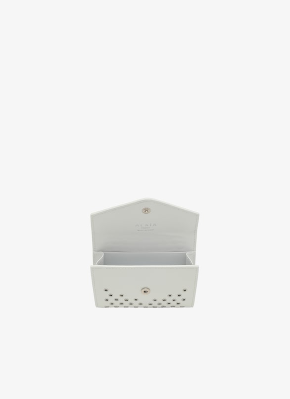 HANDKERCHIEF CUIR LUX OEILLET OPTICAL WHITE ALAÏA ホワイト  HANDKERCHIEF CUIR LUX OEILLET OPTICAL WHITE