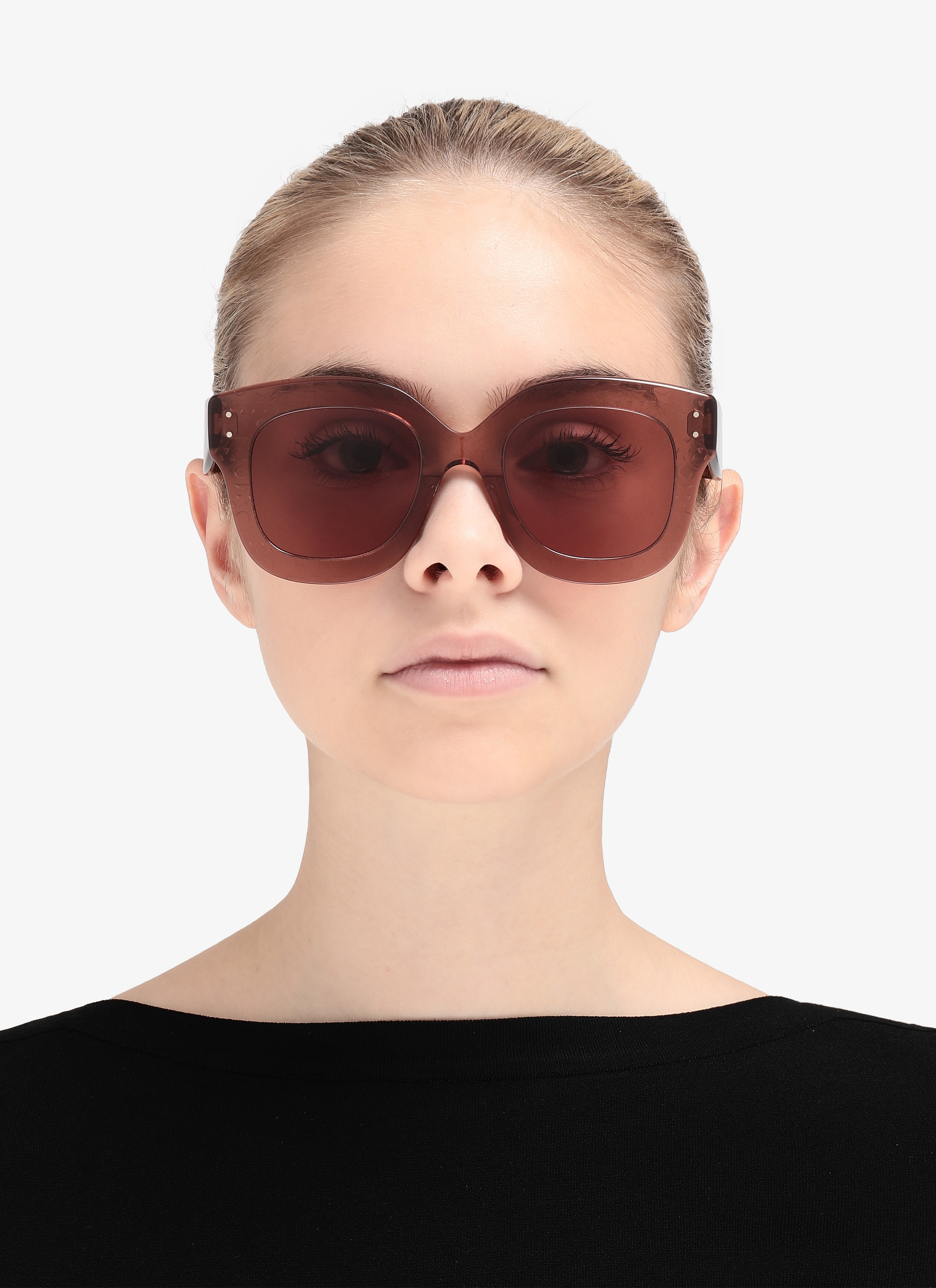 Blush-Pink Sunglasses Blush-Pink Sunglasses - maison-alaia.com