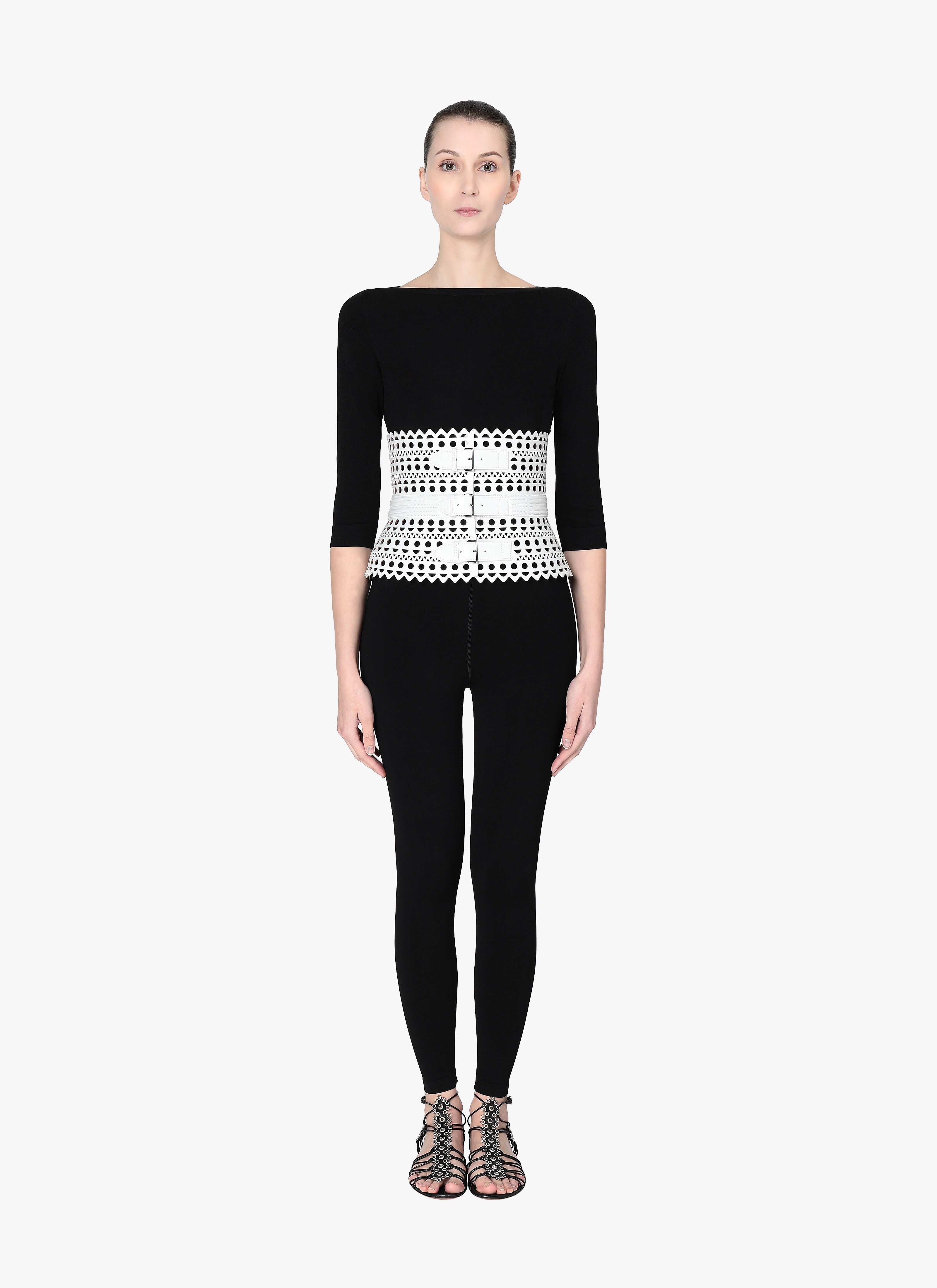 ALAÏA WHITE BELTS