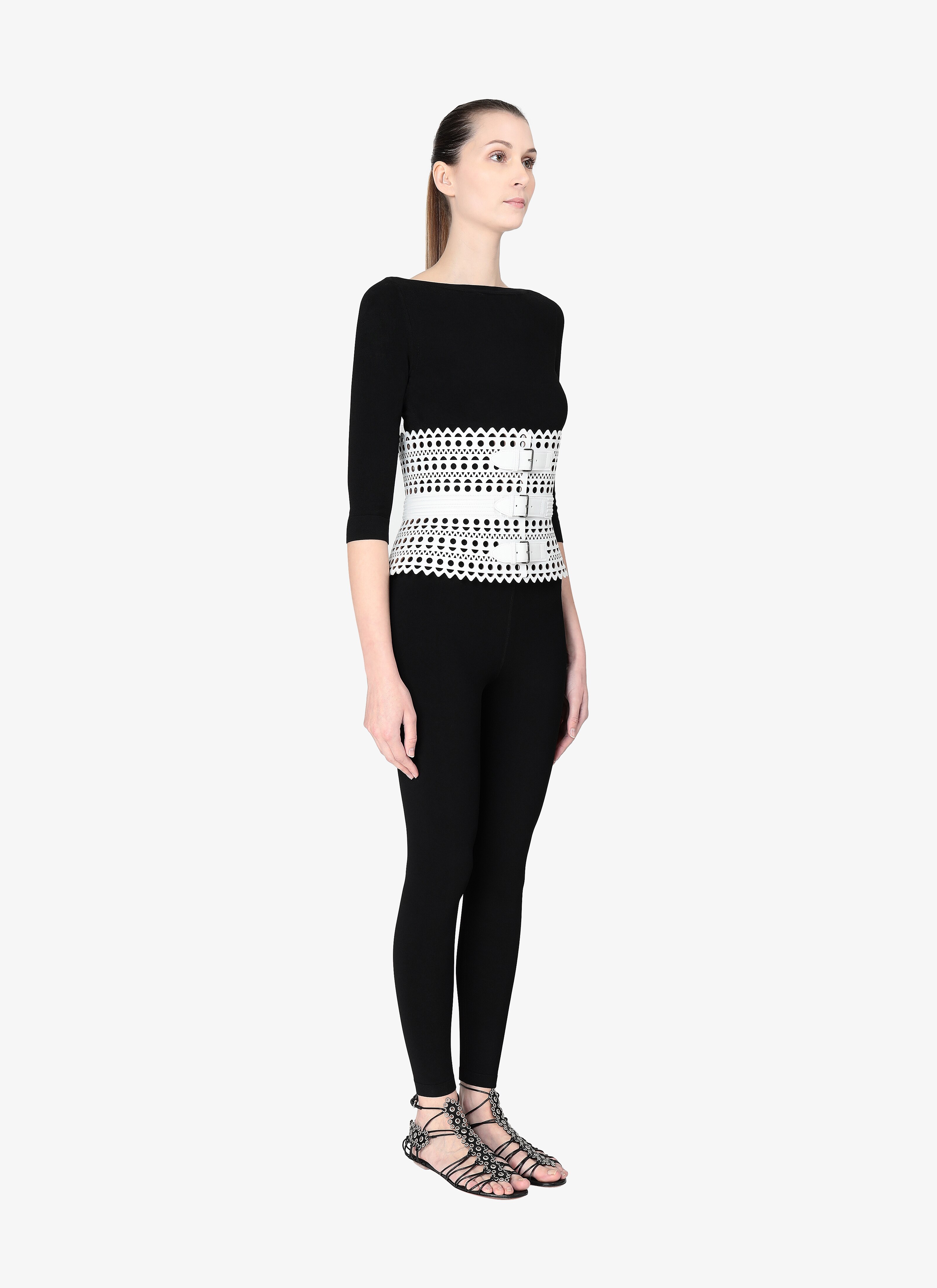 ALAÏA WHITE BELTS