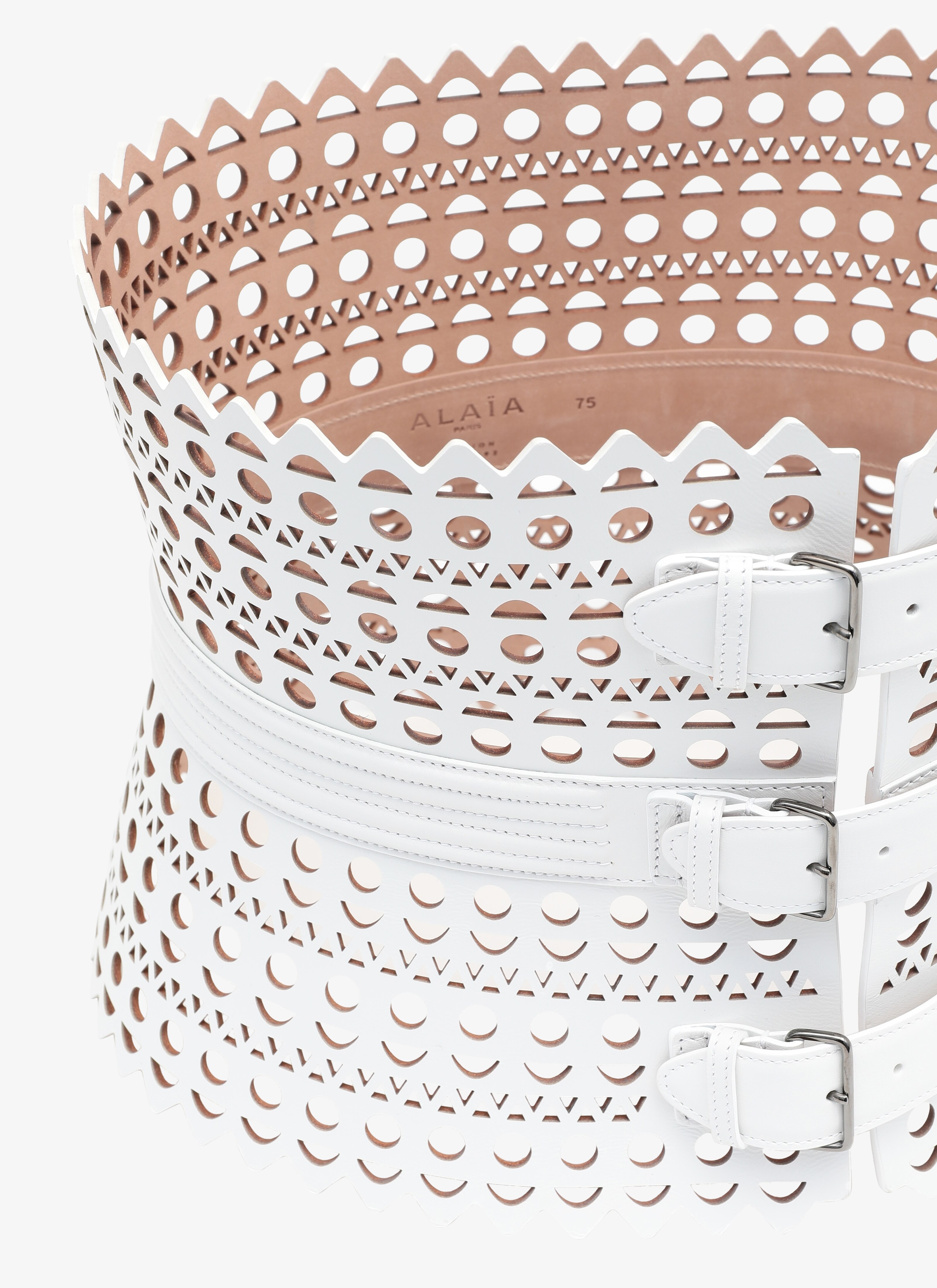 ALAÏA WHITE BELTS