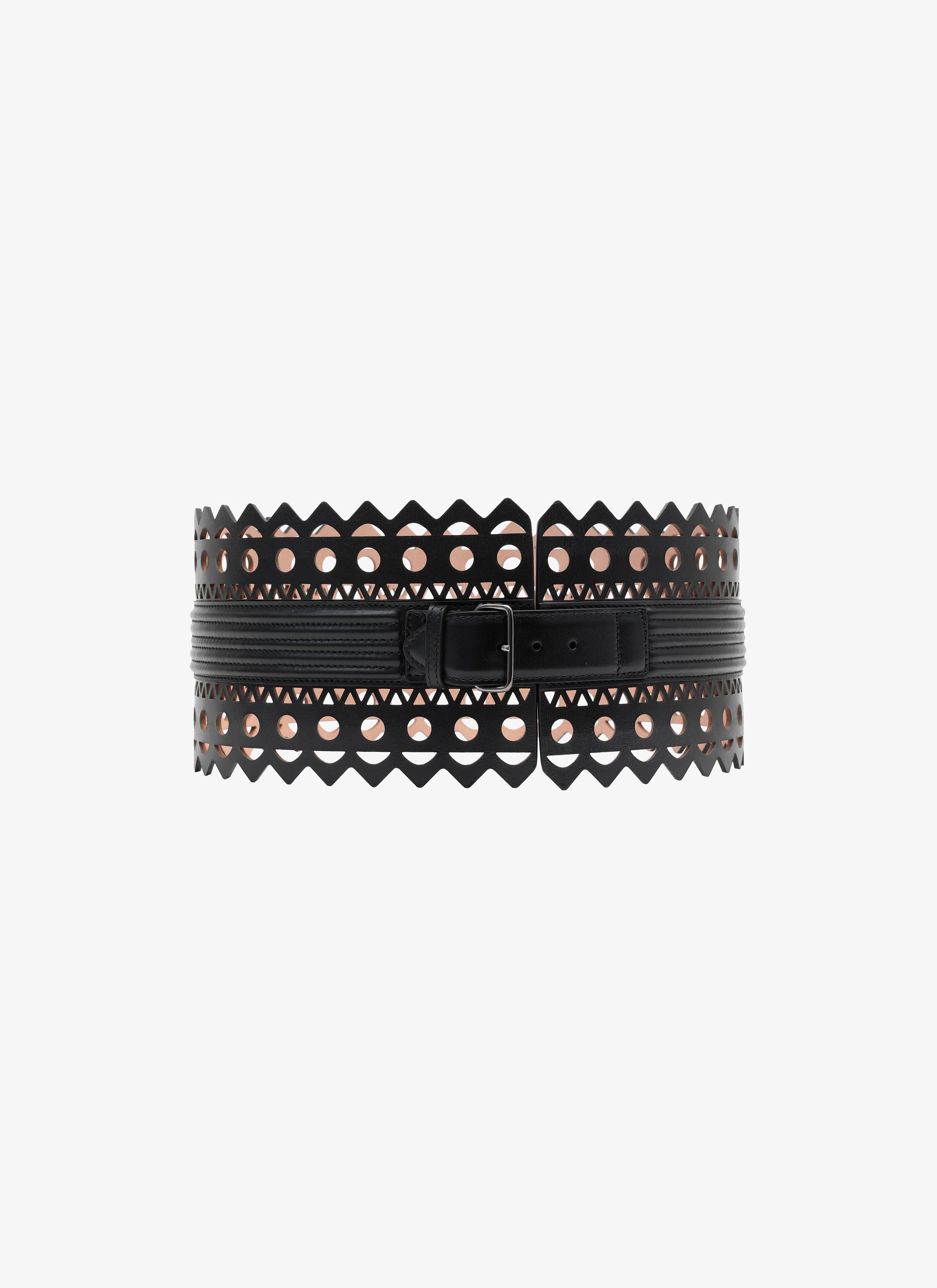 ALAÏA BLACK BELTS