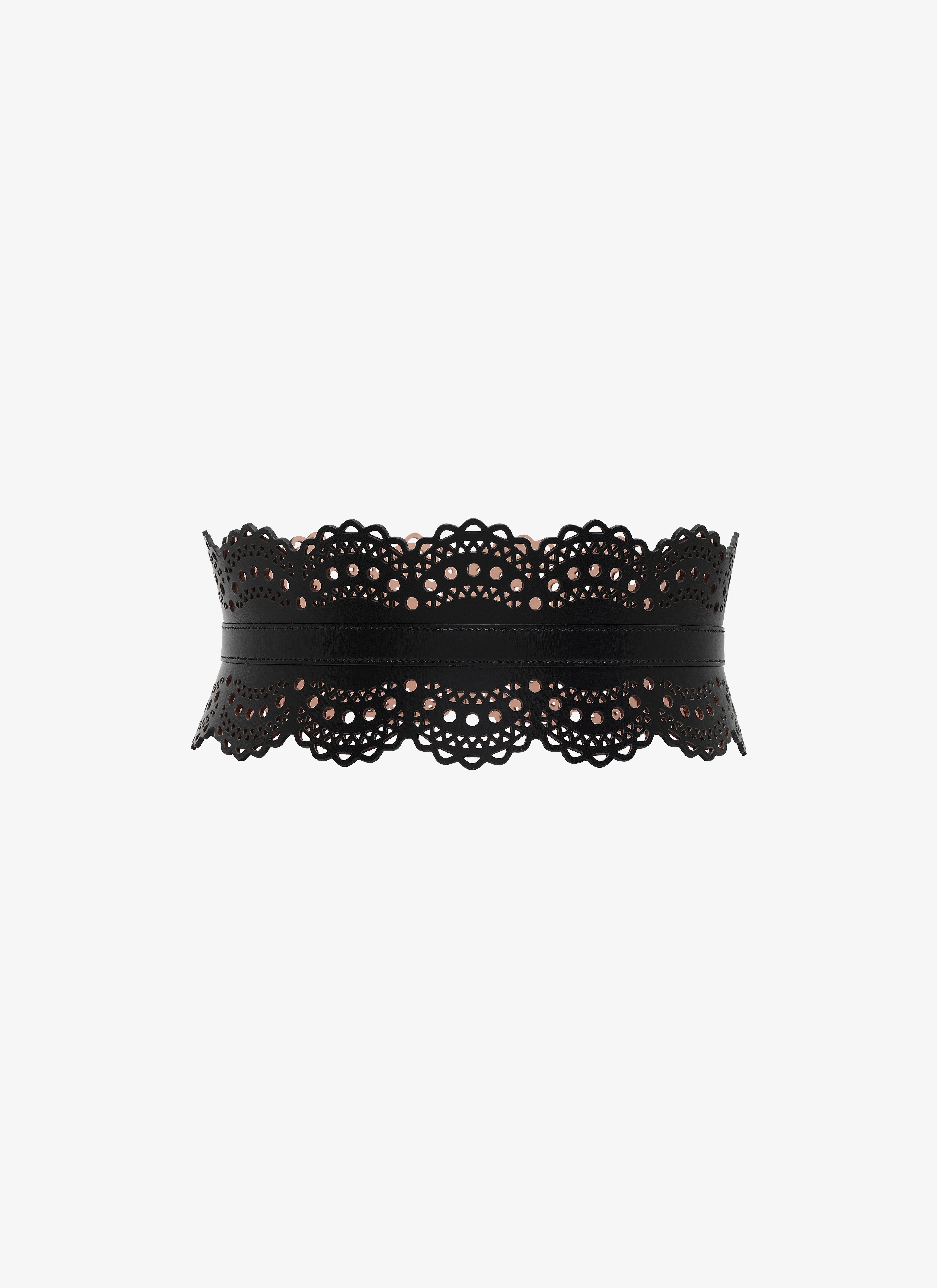 ALAÏA BLACK BELTS