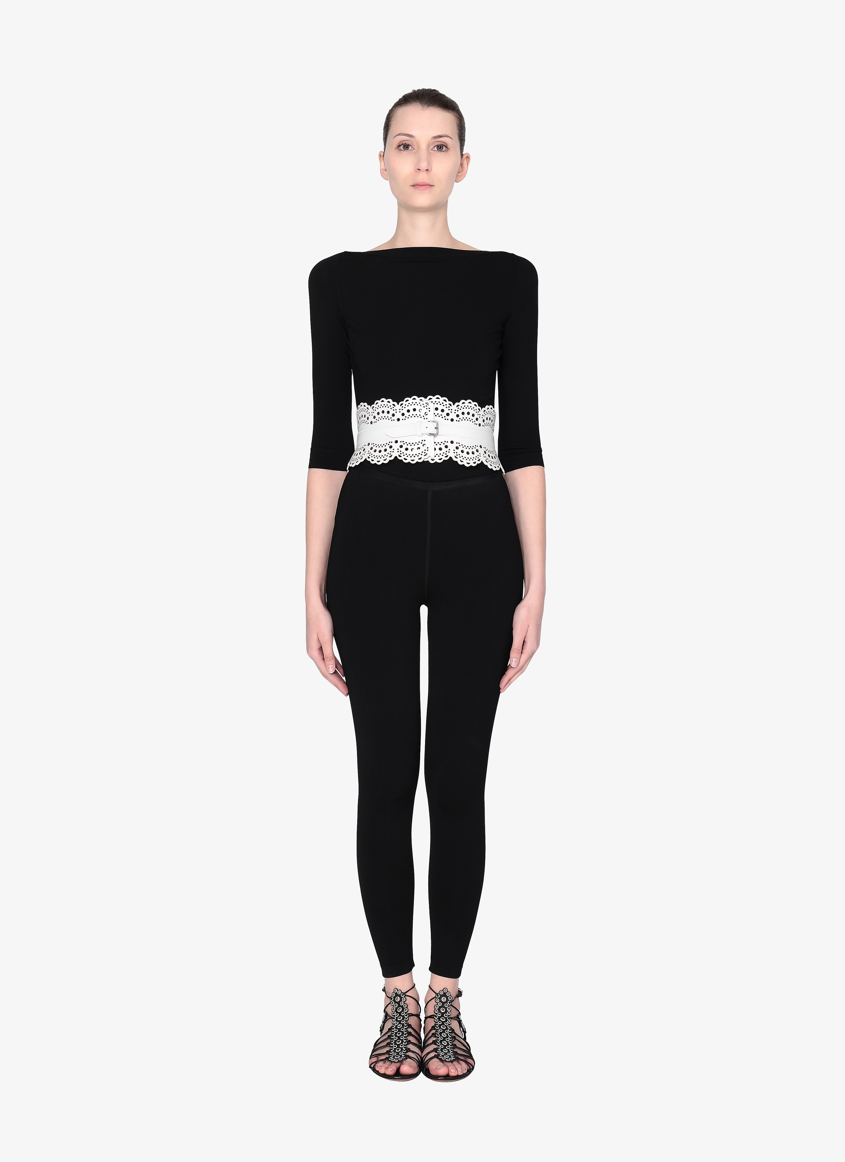 Leather Corset Belt Leather Corset Belt - maison-alaia.com