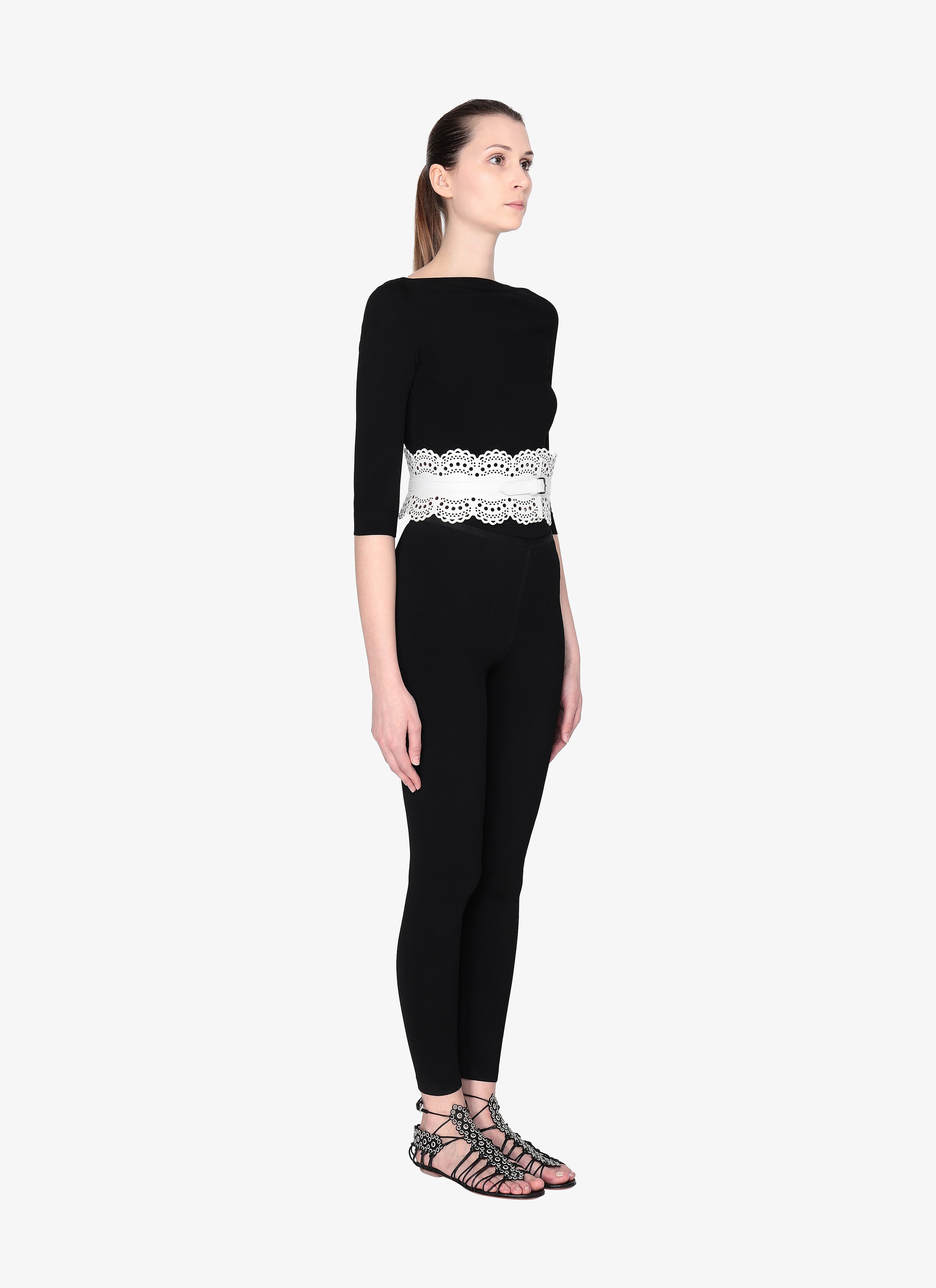 Leather Corset Belt Leather Corset Belt - maison-alaia.com