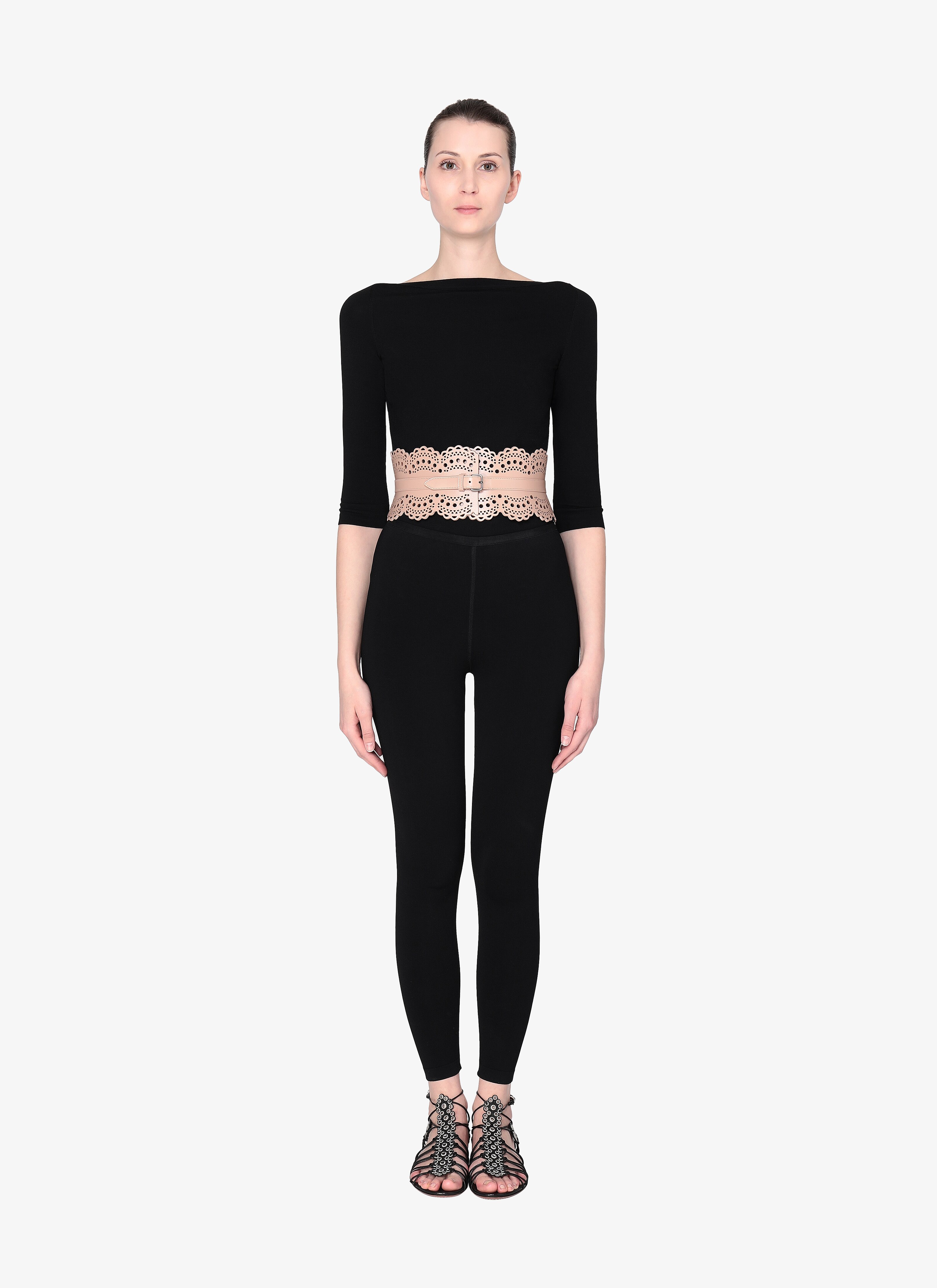 Leather Corset Belt Leather Corset Belt - maison-alaia.com