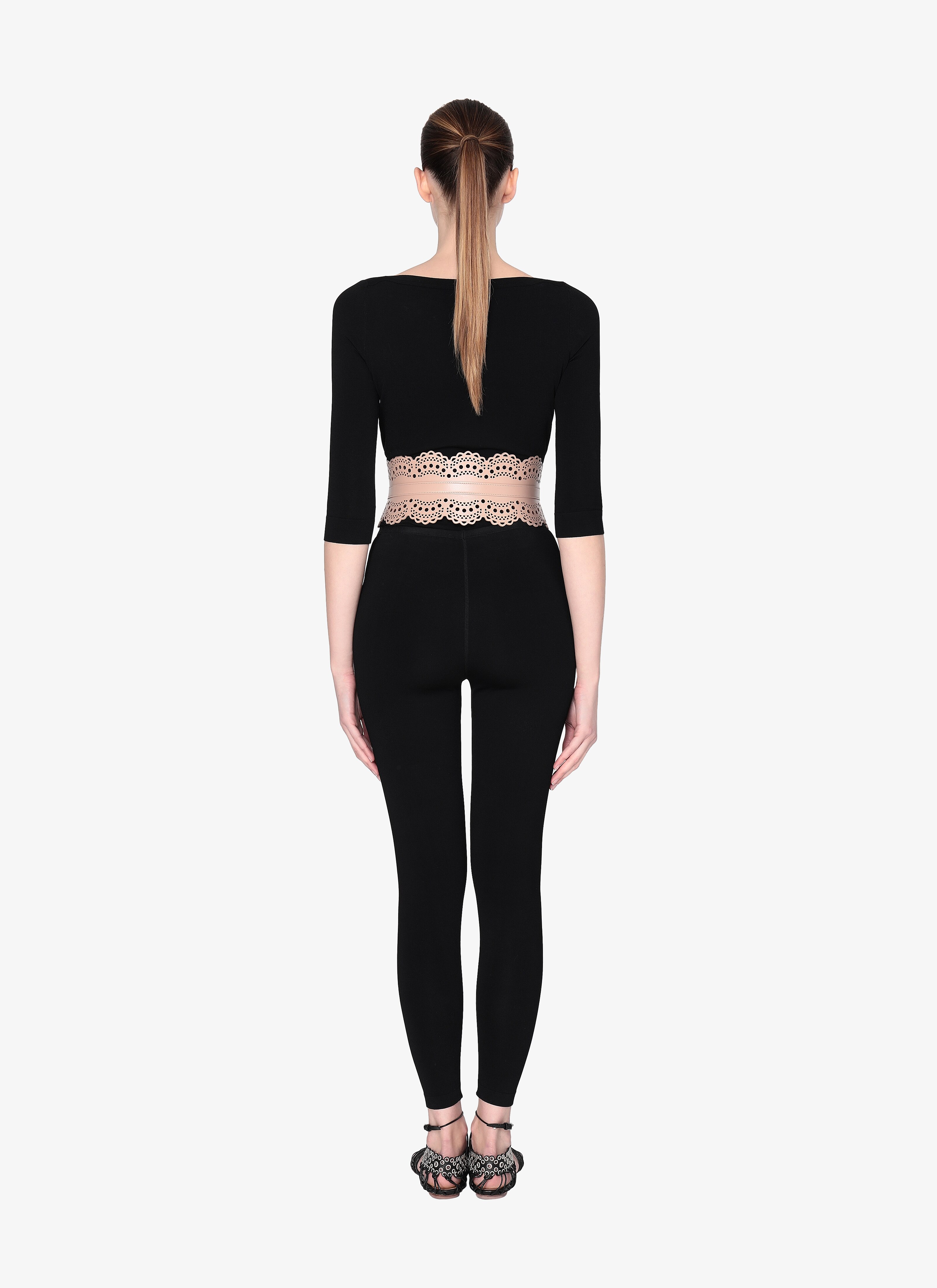 Leather Corset Belt Leather Corset Belt - maison-alaia.com