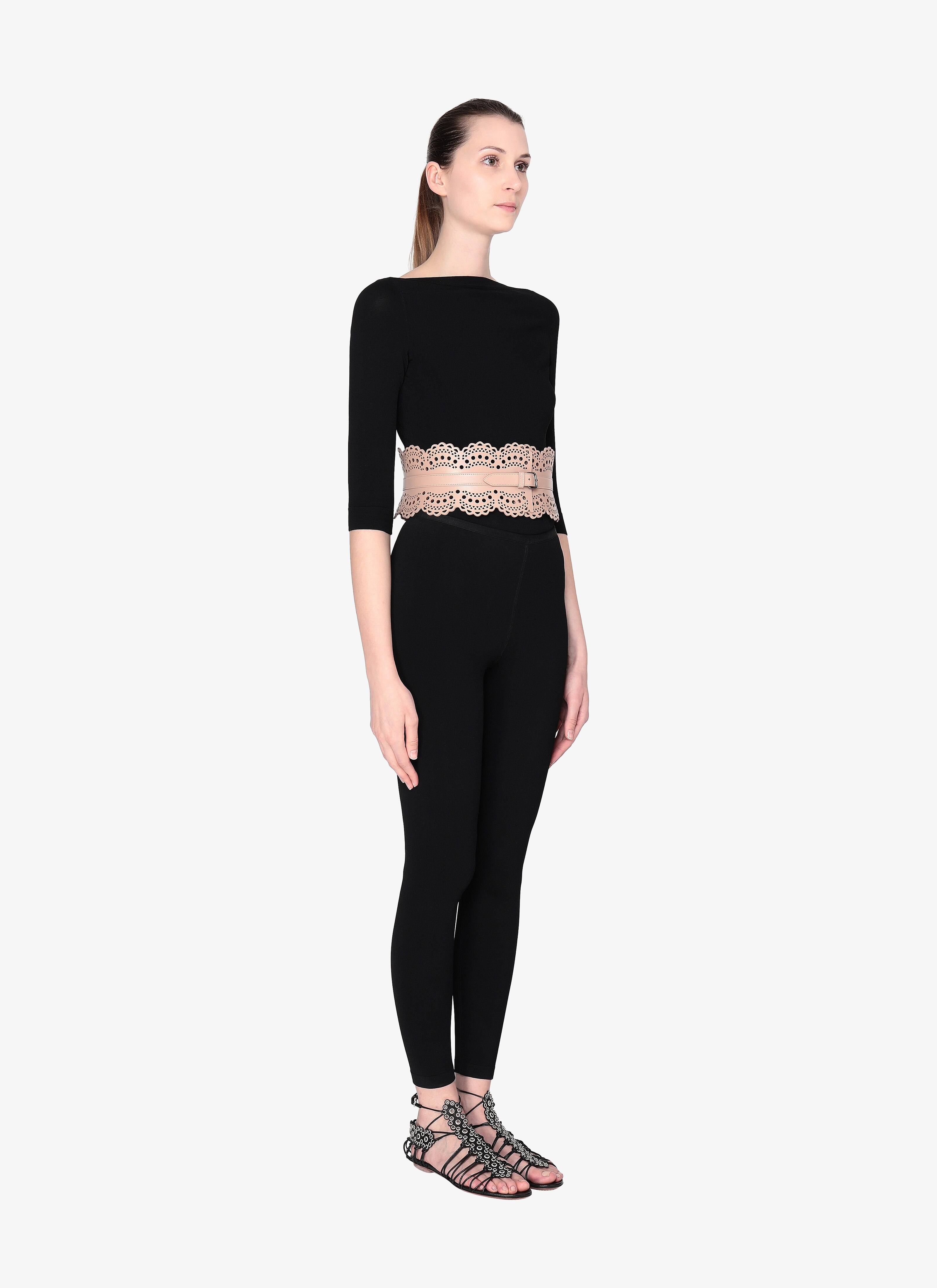 Leather Corset Belt Leather Corset Belt - maison-alaia.com