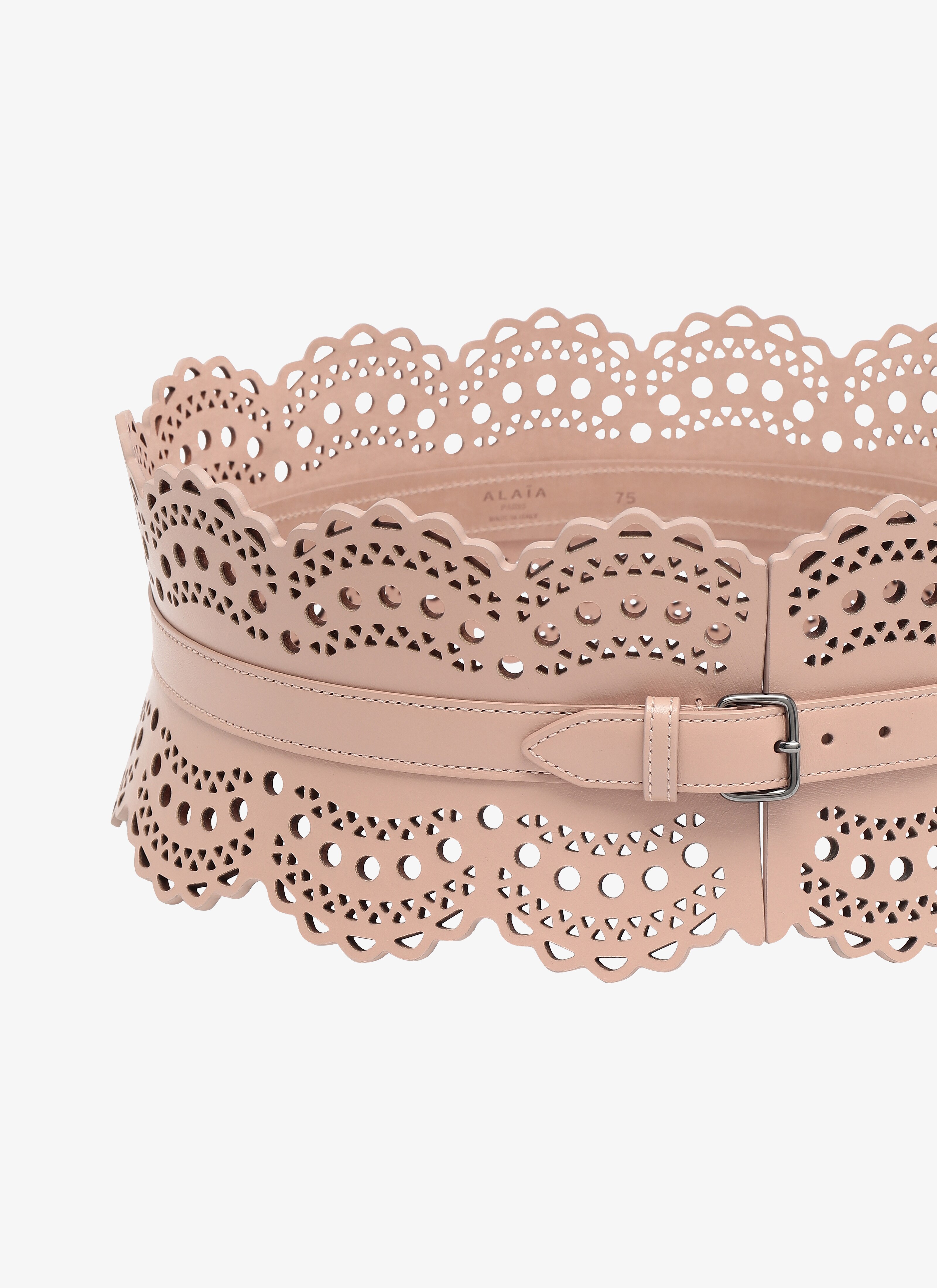 Leather Corset Belt Leather Corset Belt - maison-alaia.com