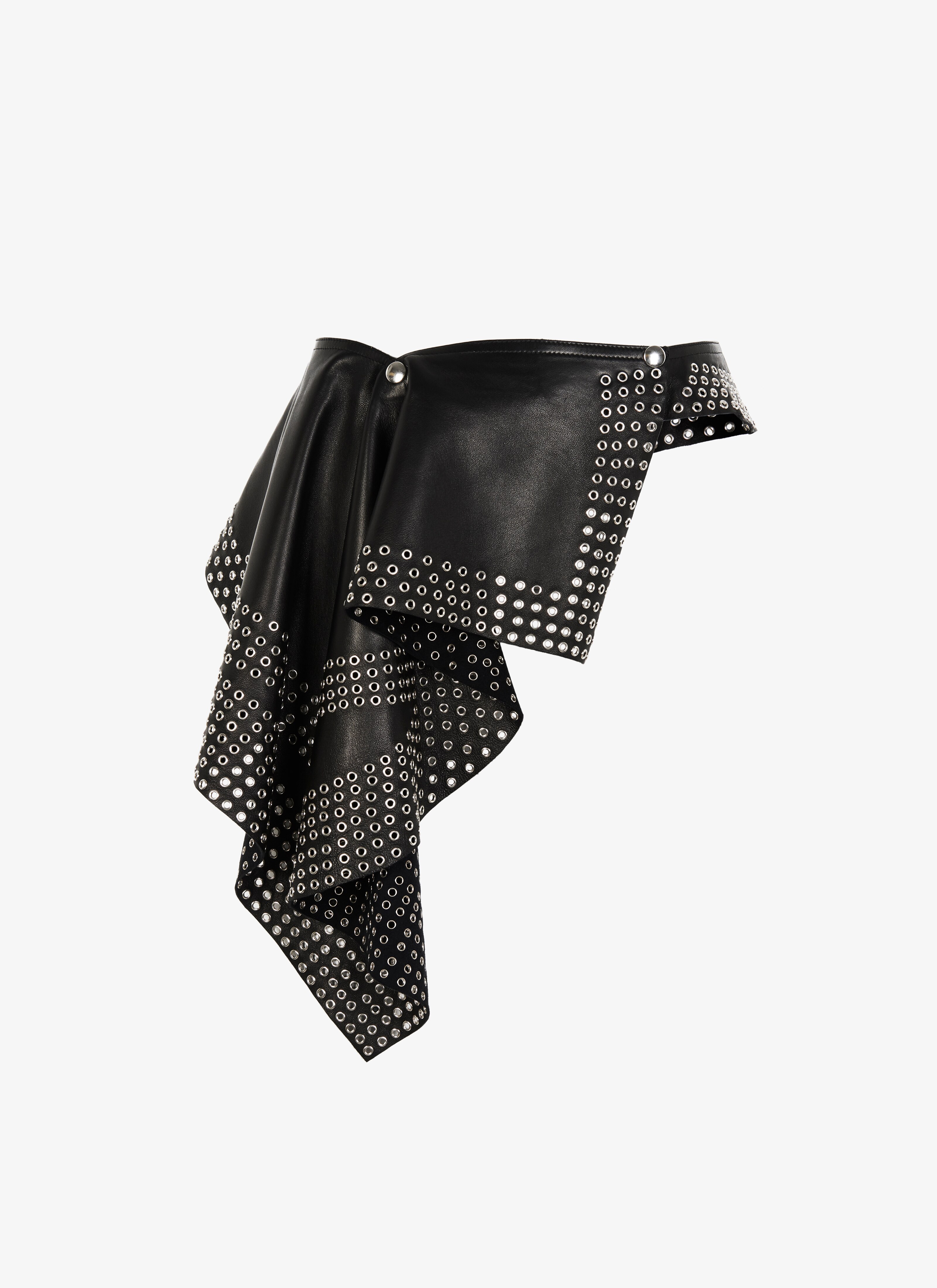 Draped Eyelet Lambskin Belt - maison-alaia.com