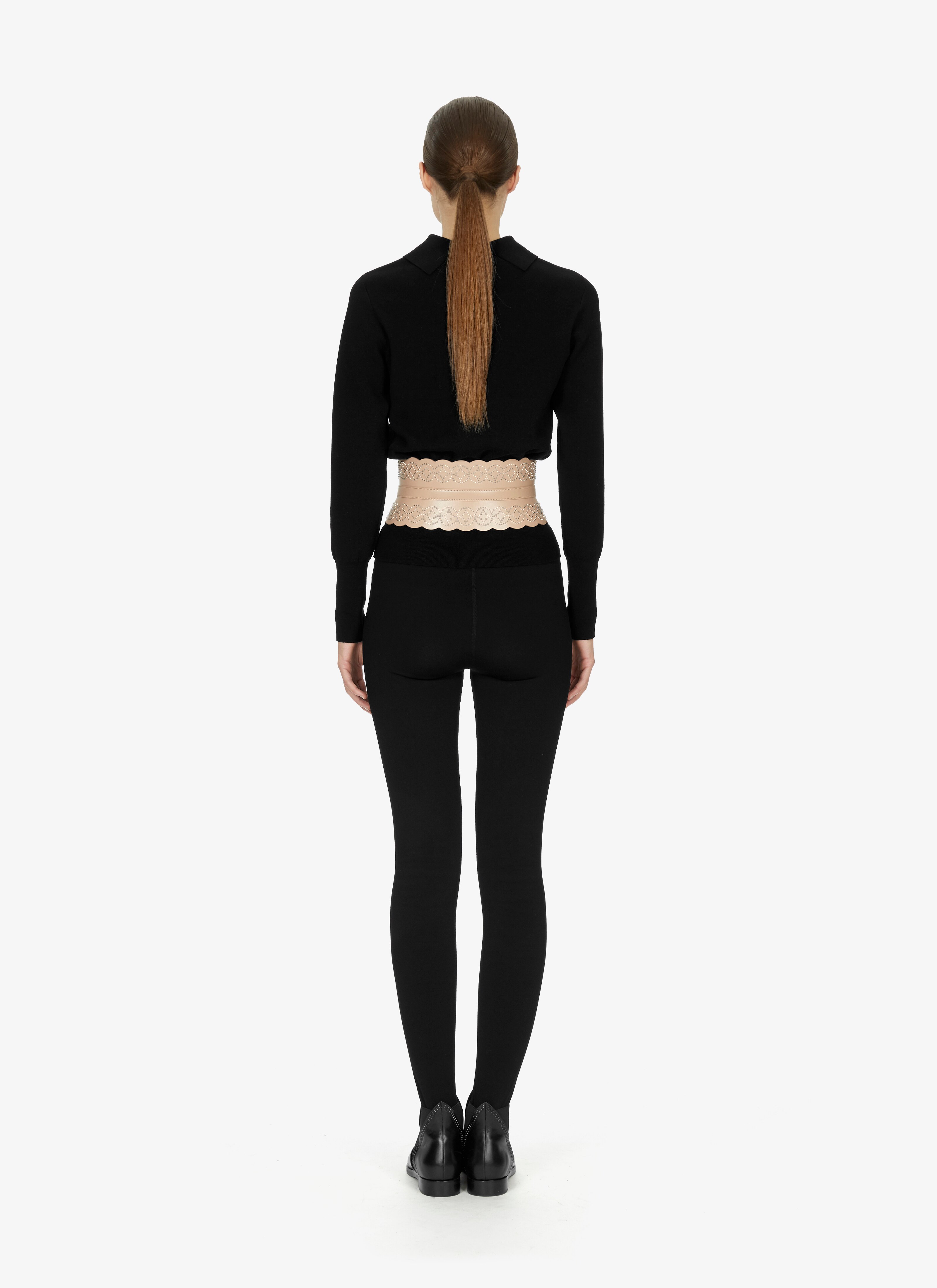 Studded Calfskin Corset Belt Studded Calfskin Corset Belt - maison-alaia.com