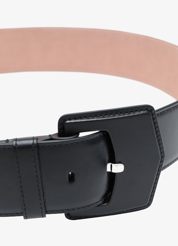 Medium Calfskin Belt ALAÏA BLACK MEDIUM CALFSKIN BELT