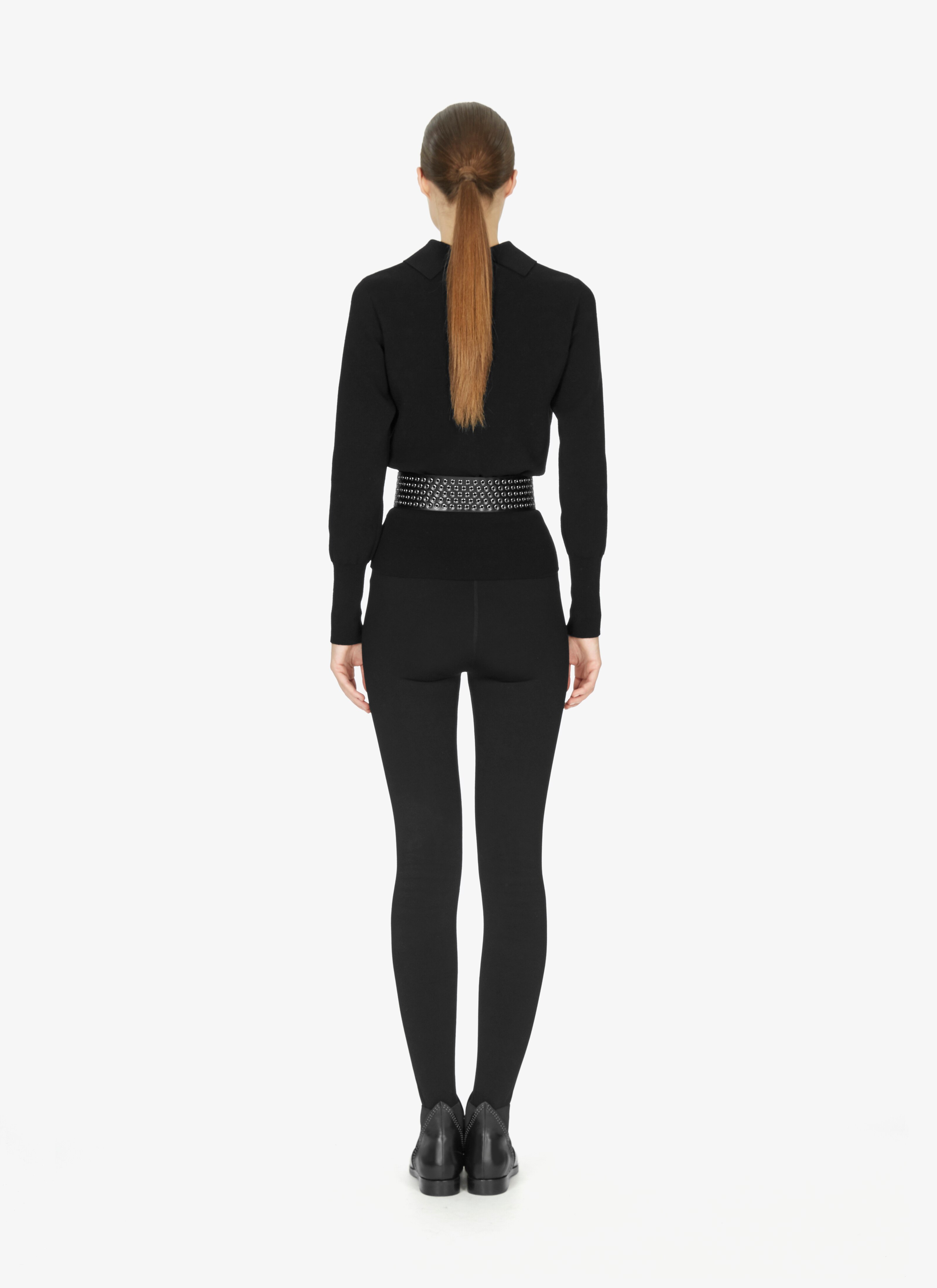 Wide Eyelet Calfskin Belt Wide Eyelet Calfskin Belt - maison-alaia.com