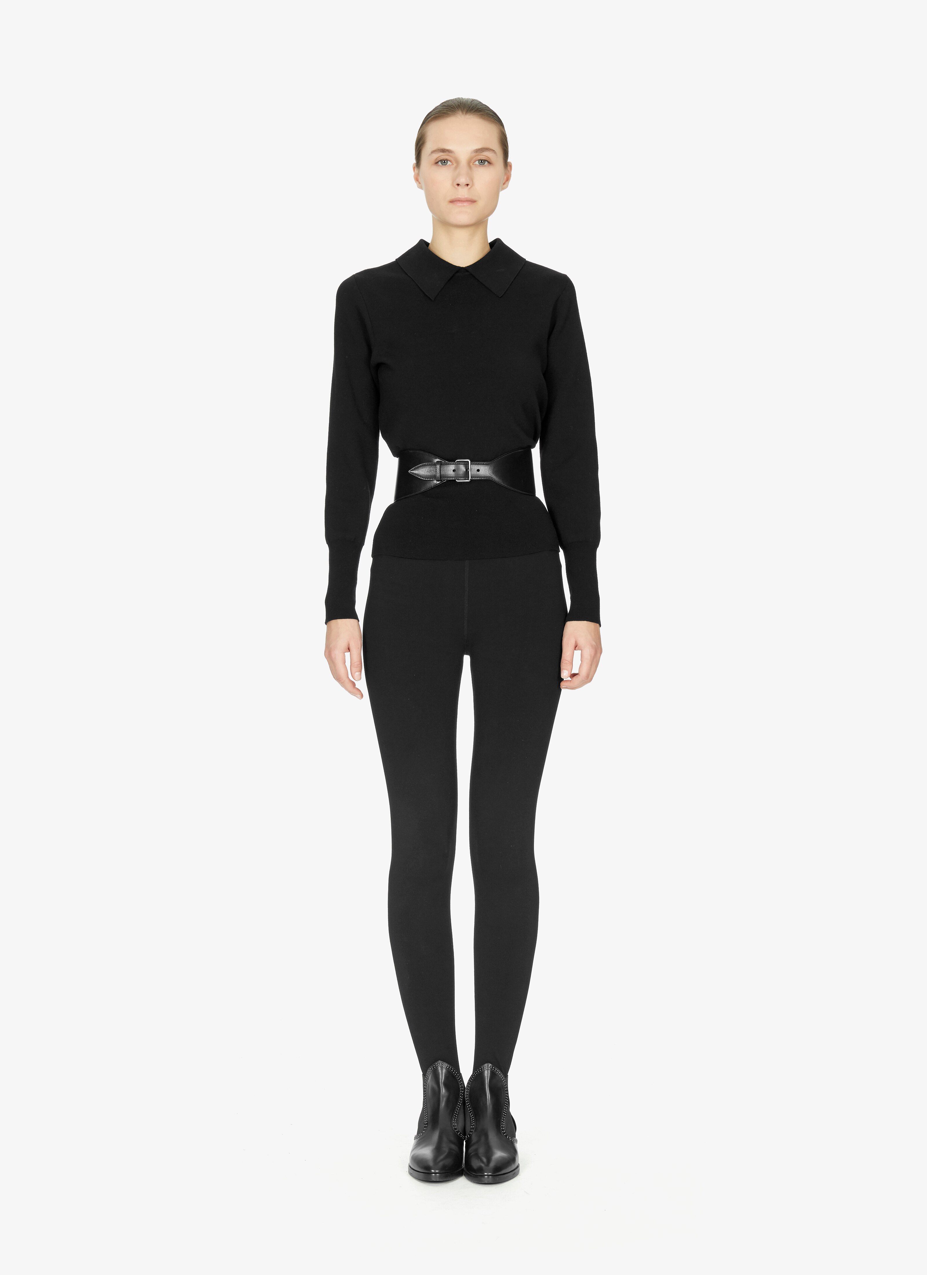 Waved Calfskin Belt Waved Calfskin Belt - maison-alaia.com